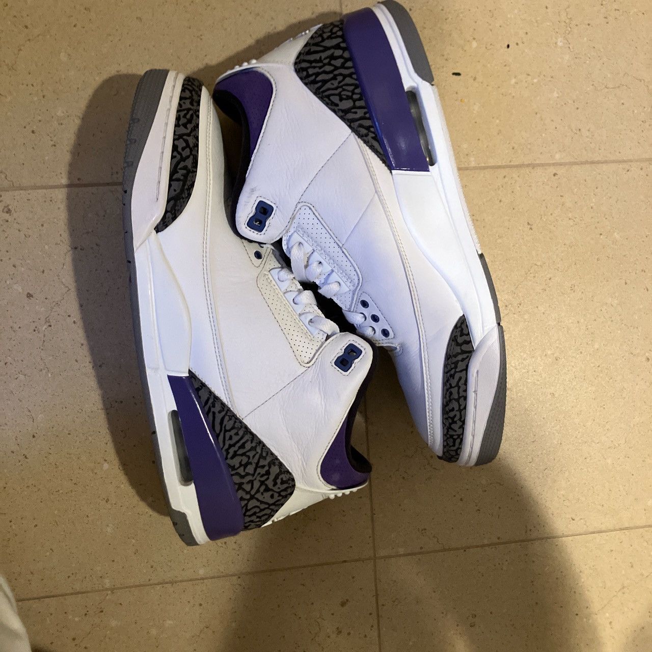 Jordan Brand Jordan 3 “Dark Iris” Size US 12 / EU 45 - 3 Thumbnail