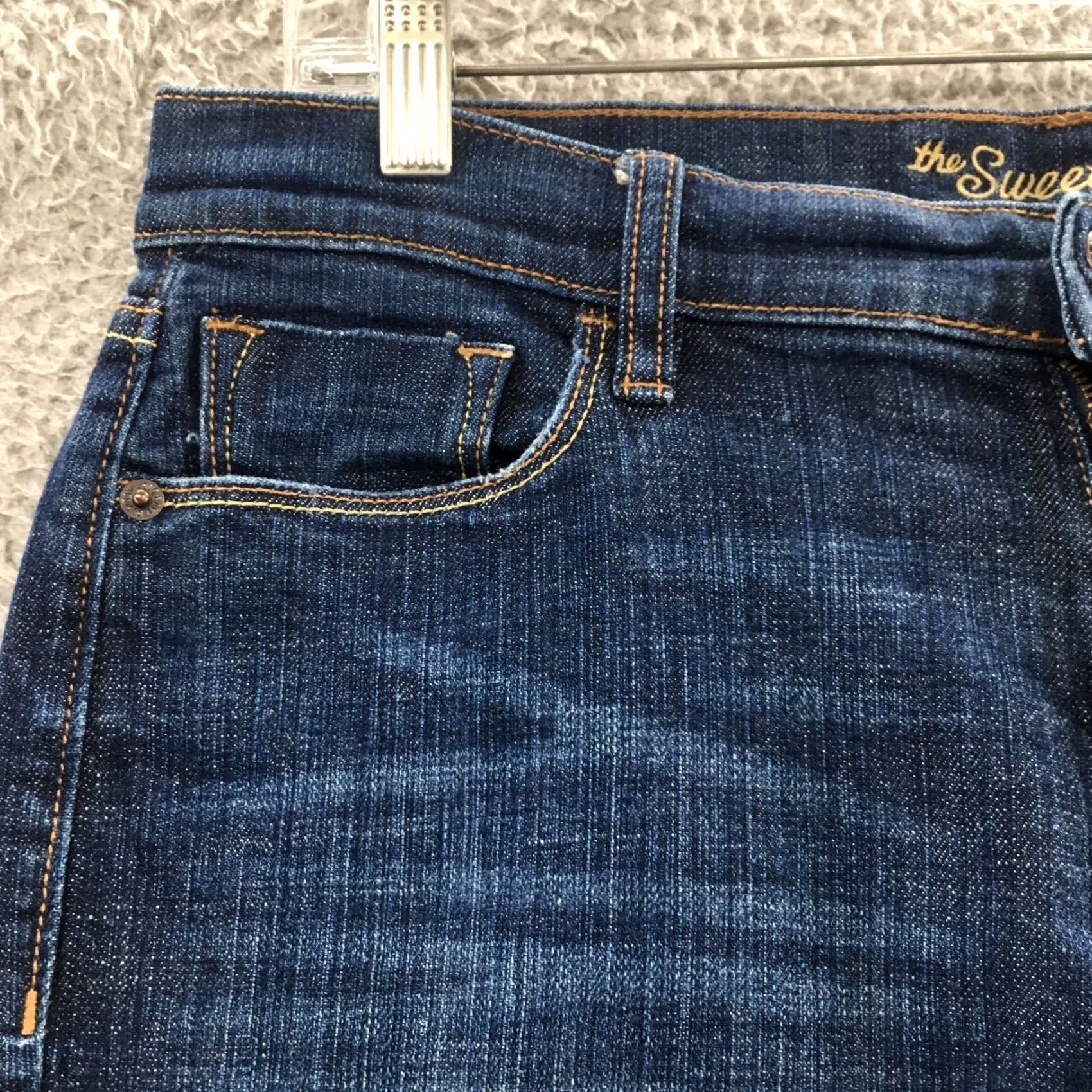 Old Navy Old Navy Jeans Womens 8R The Sweetheart Bootcut Blue Denim Zip Regular 34x32 5-Pocket Classic Vintage No Size 30" / US 8 / IT 44 - 4 Thumbnail