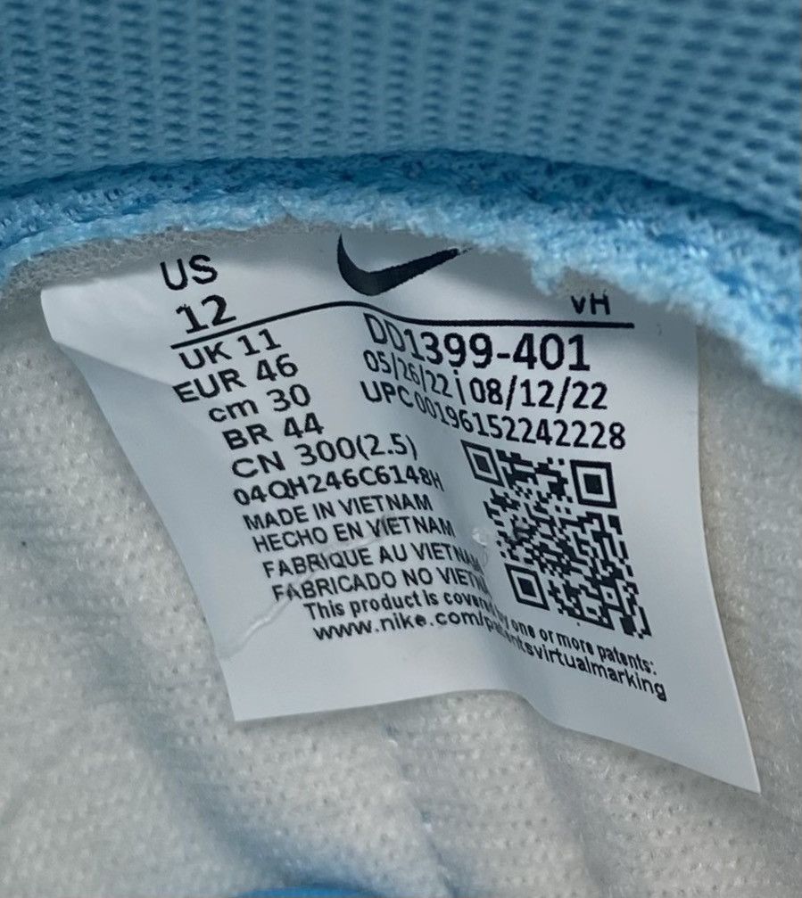 Nike Nike Dunk High Blue Chill Size US 12 / EU 45 - 4 Thumbnail