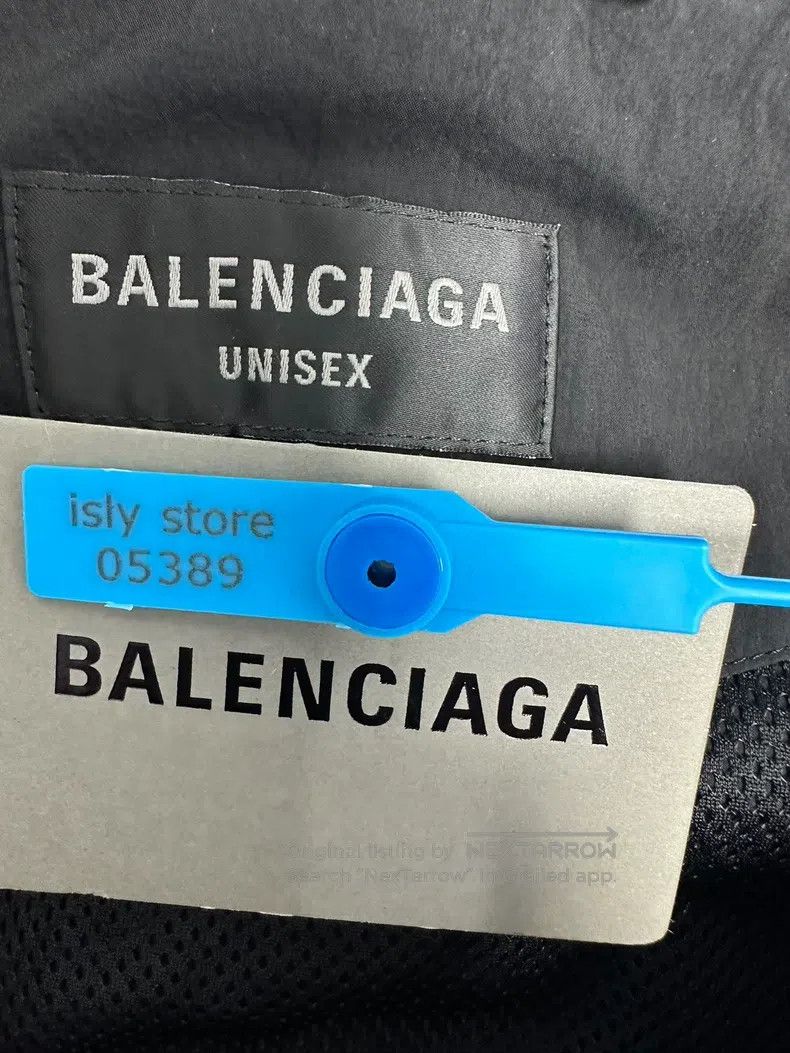 Balenciaga Balenciaga Washed Nylon Drawstring Hooded Long Sleeve Jack Size US XS / EU 42 / 0 - 4 Thumbnail
