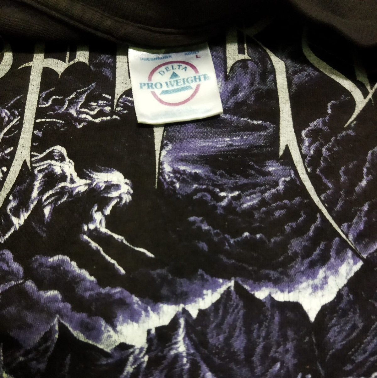 Band Tees Vintage Late 90s Emperor In The Nightside Eclipse LS Tee Size US L / EU 52-54 / 3 - 3 Thumbnail