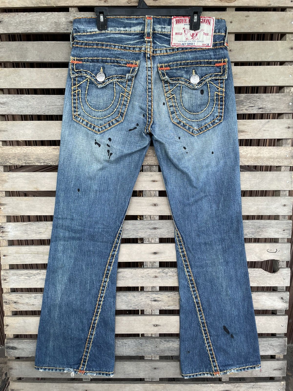 image of Made In USA x True Religion Joey Super T Flared Jeans, Men's (Size 32)