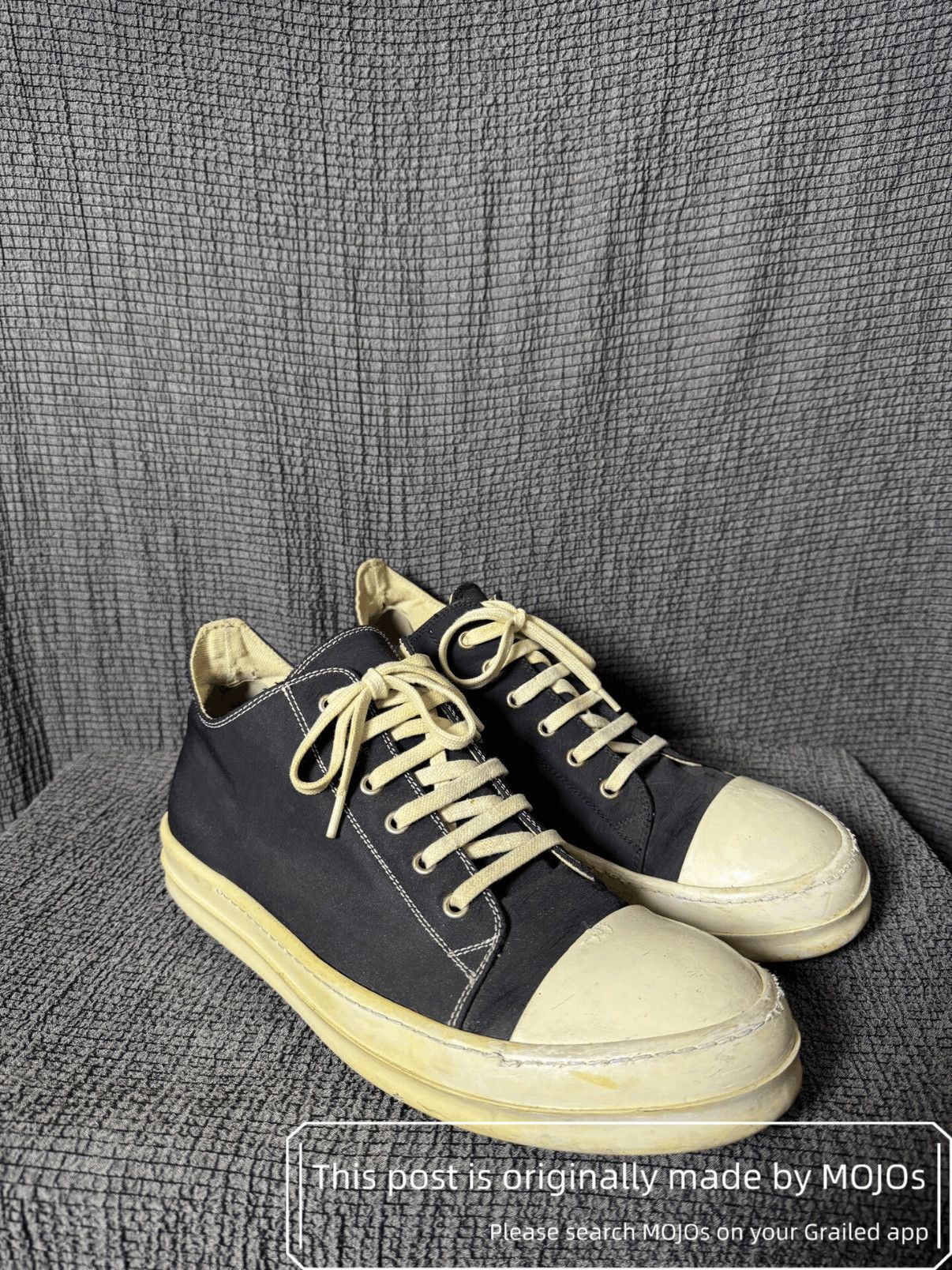 Rick Owens Sz 43 Rick Owens 16SS Nylon Low-Top mojos26113 Size US 10 / EU 43 - 2 Thumbnail