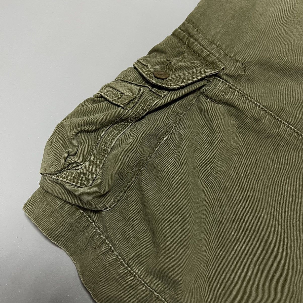 Polo Ralph Lauren × Ralph Lauren × Vintage Polo Ralph Lauren Vintage Cargo Shorts Multi Pocket y2k Size US 32 / EU 48 - 15 Thumbnail