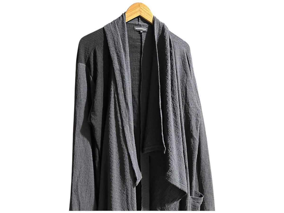 semanticdesign 🔥Sick Y2K Semantic Design Split Asymmetric Pleats Cardigan Size US XL / EU 56 / 4 - 8 Thumbnail