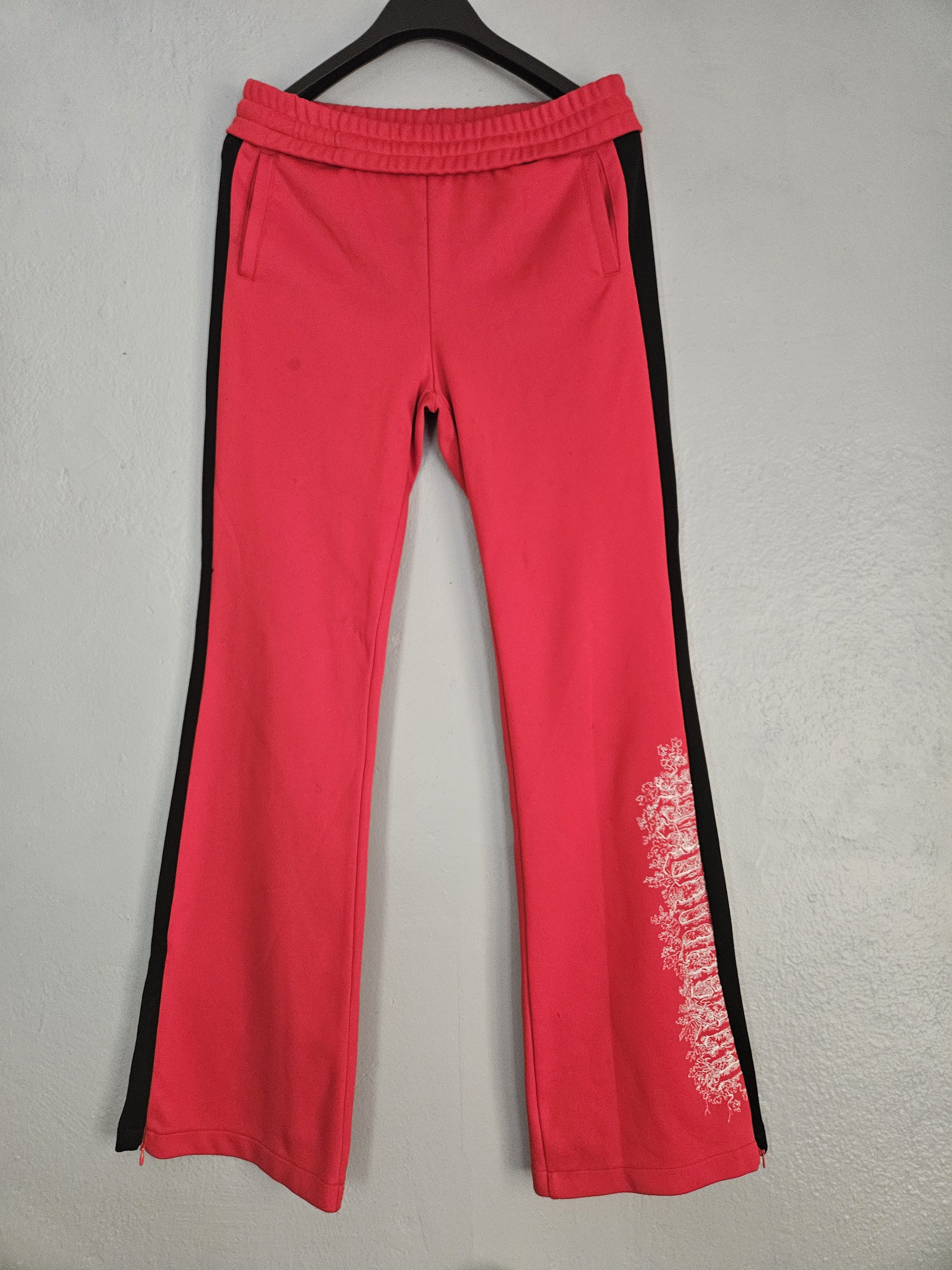 Off-White Flared Red Embroidered Virgil Abloh Sweatpants Size US 32 / EU 48 - 1 Thumbnail