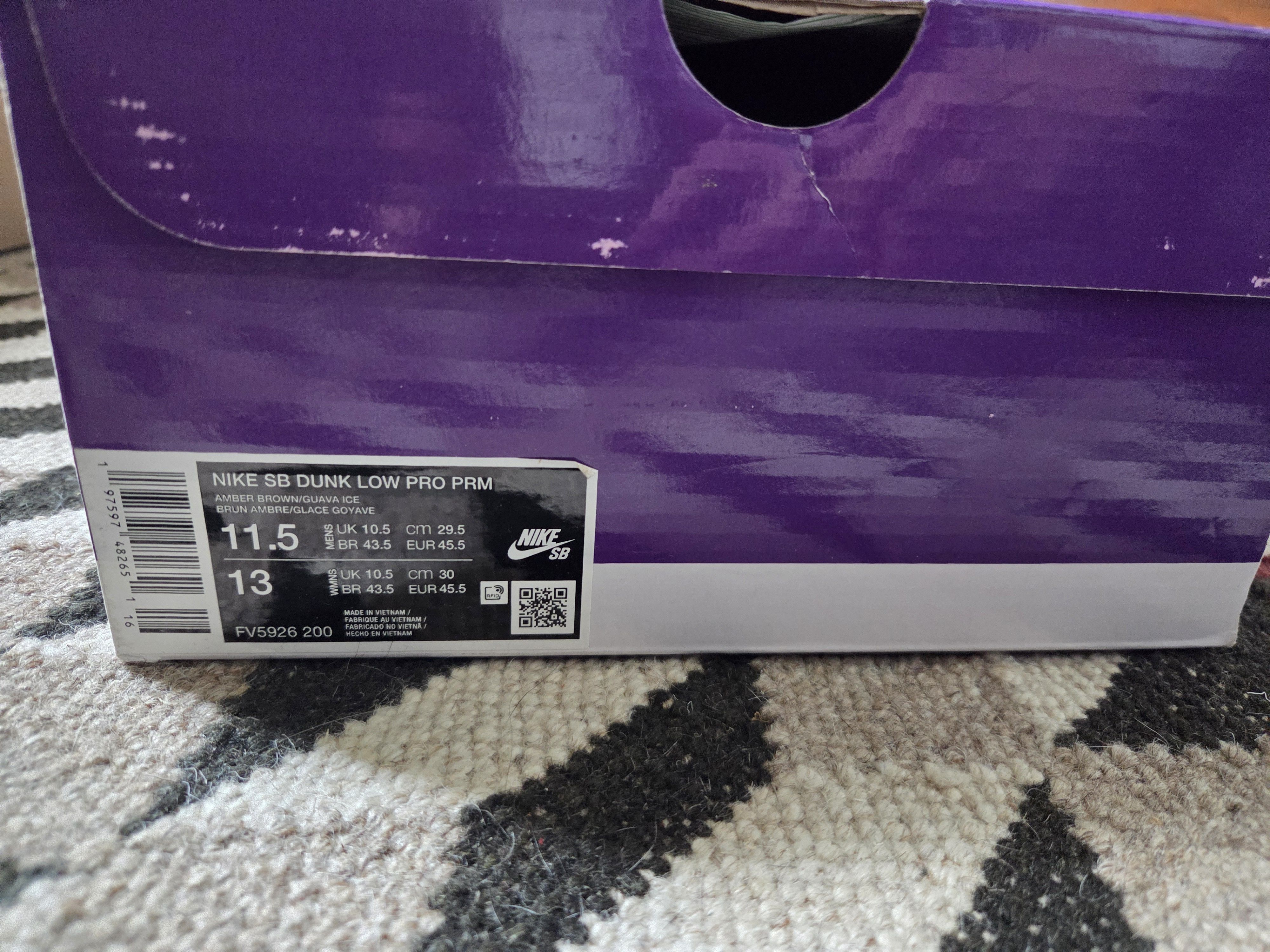Nike SB Size 11.5 - Nike Dunk SB Low Trocadéro Gardens Size US 11.5 / EU 44-45 - 6 Thumbnail