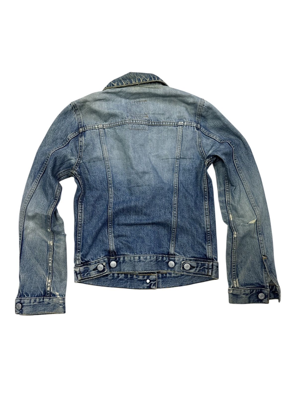 Helmut Lang DISTRESSED 1999 HELMUT LANG CLASSIC 2 POCKETS DENIM JACKET Size M / US 6-8 / IT 42-44 - 2 Thumbnail