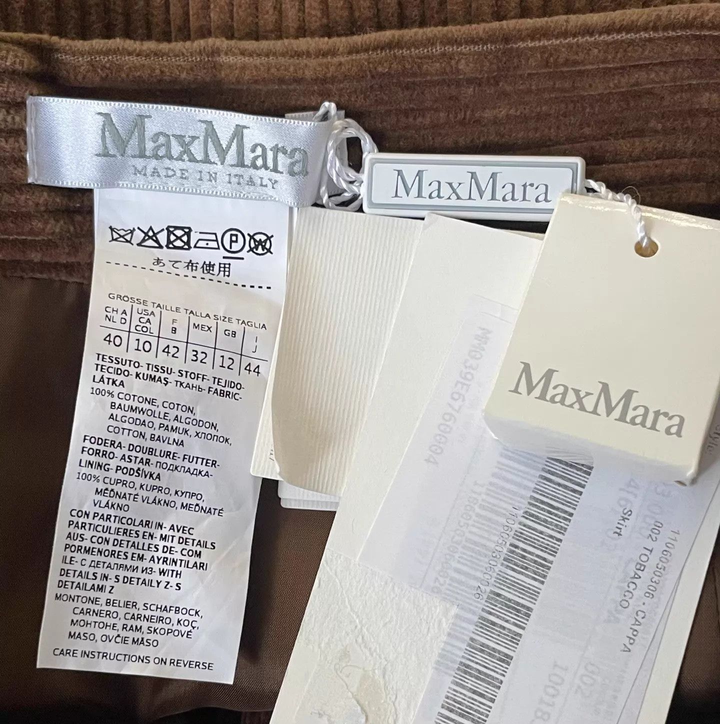 Max Mara Max Mara Corduroy Mustard Tailored Skirt Chic Side Size 32" / US 10 / IT 46 - 5 Thumbnail