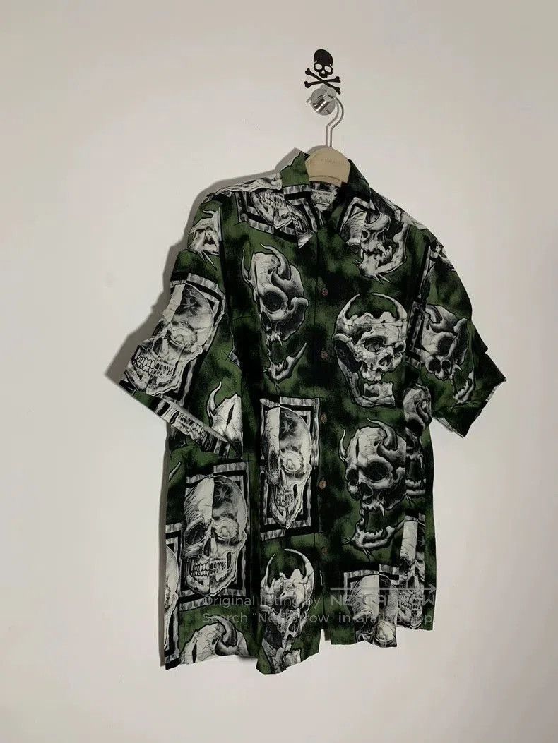 Wacko Maria WACKO MARIA Skull Print Short Sleeve Shirt Size US L / EU 52-54 / 3 - 3 Thumbnail