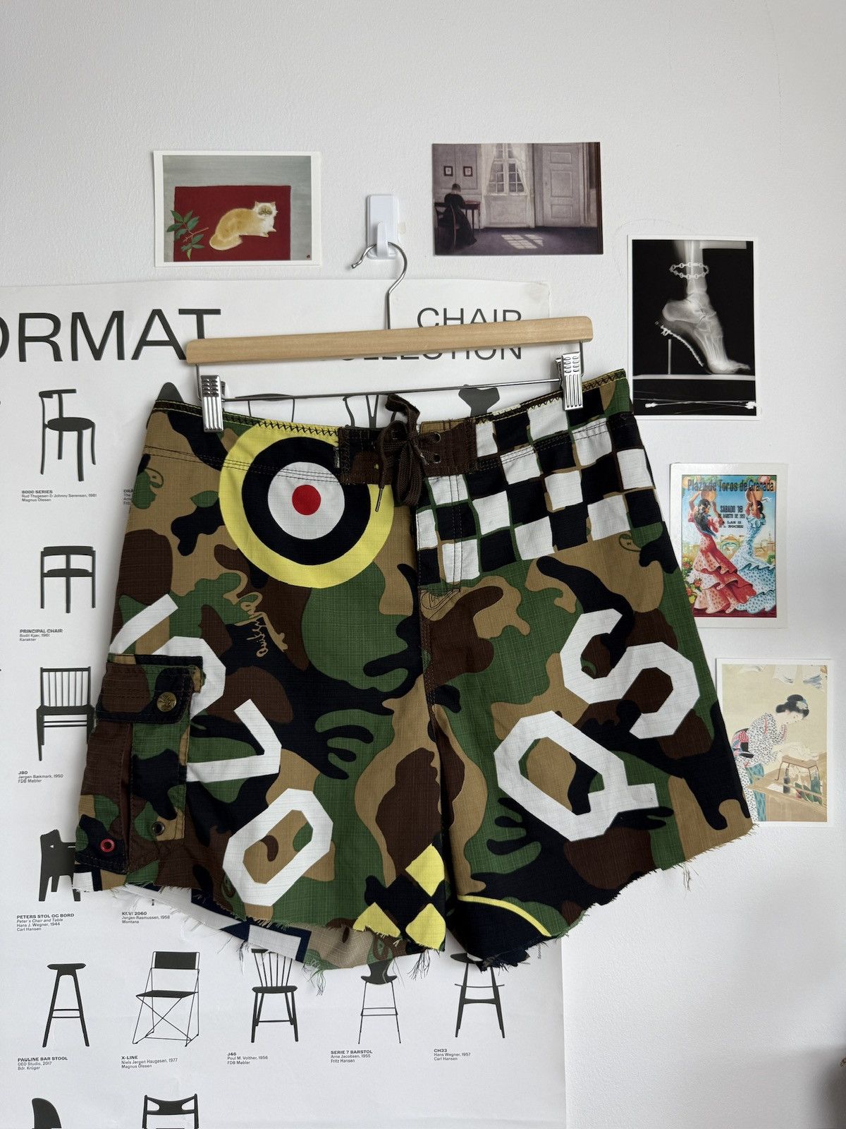 Quiksilver Vintage y2k Quiksilver camo shorts 32 opium surf skate usa Size US 32 / EU 48 - 1 Thumbnail