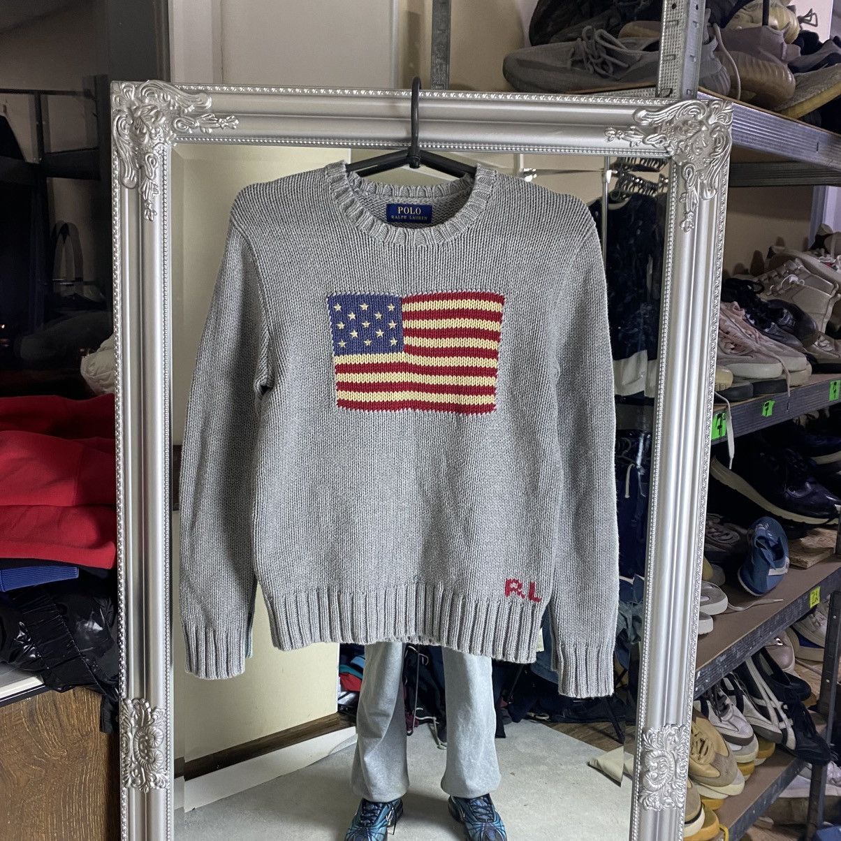 Polo Ralph Lauren Polo Ralph Lauren Sweater USA flag vintage Size US XS / EU 42 / 0 - 1 Thumbnail
