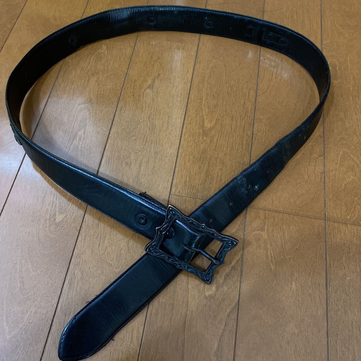 Number (N)ine Archive Frame Buckle Leather Belt Size ONE SIZE - 2 Thumbnail