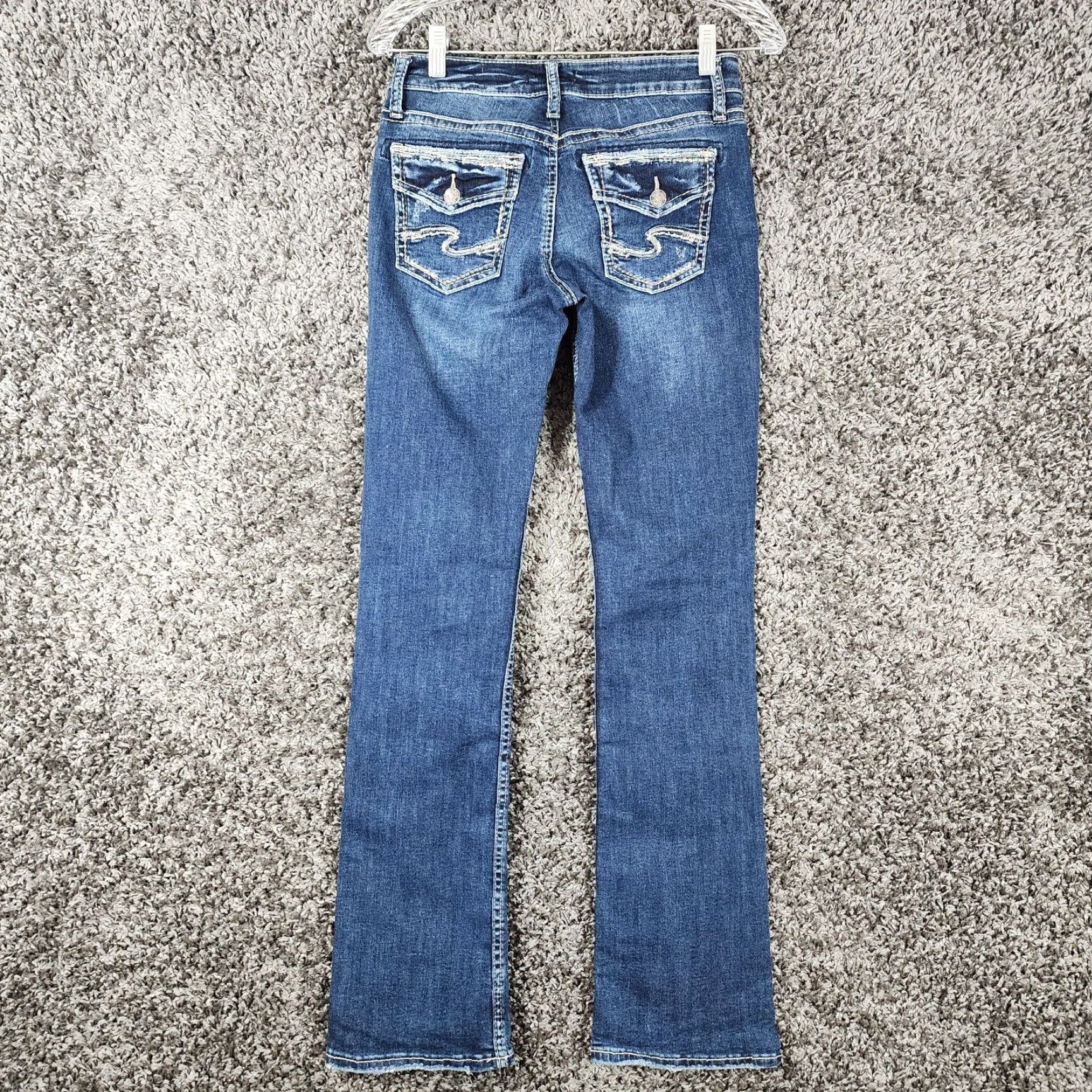 Silver Jeans Co. Silver Jeans Womens Slim Bootcut Blue Jeans Size 26 Size 26" / US 2 / IT 38 - 6 Thumbnail