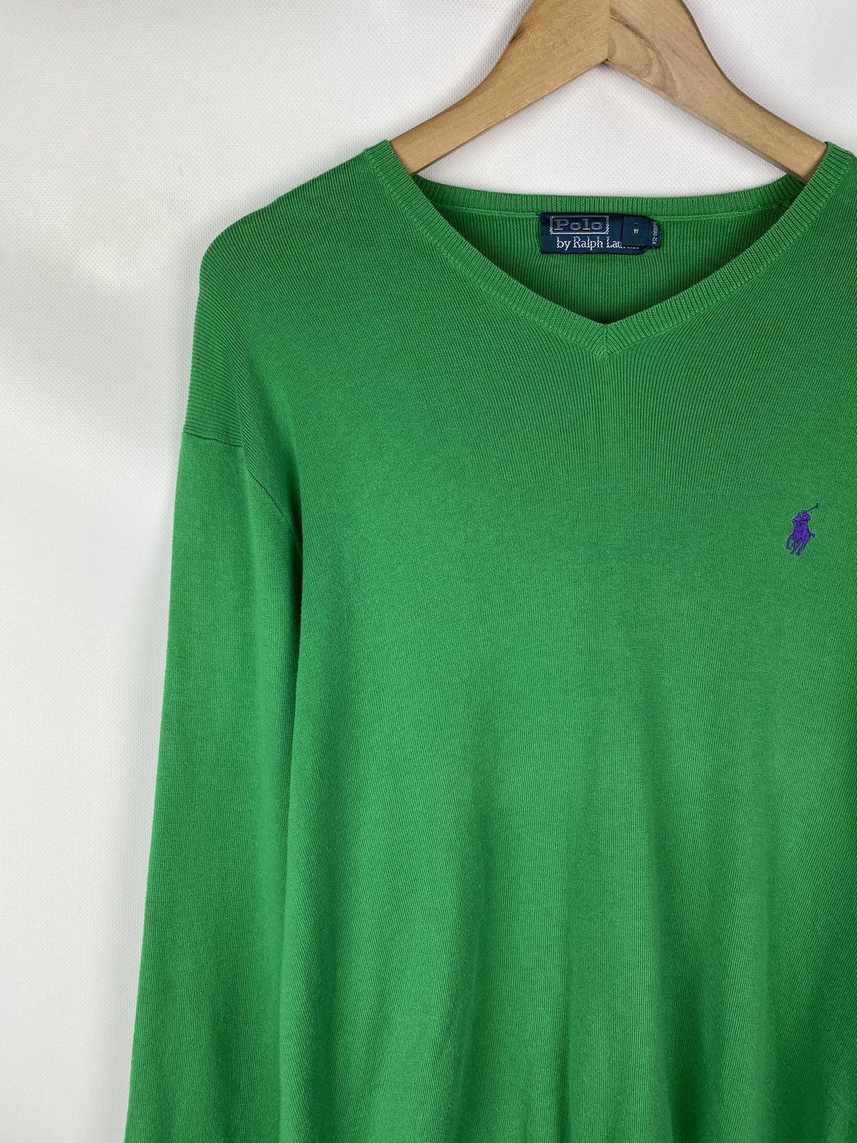 Polo Ralph Lauren Polo by Ralph Lauren vintage v-neck sweater pullover size L Size US L / EU 52-54 / 3 - 4 Thumbnail