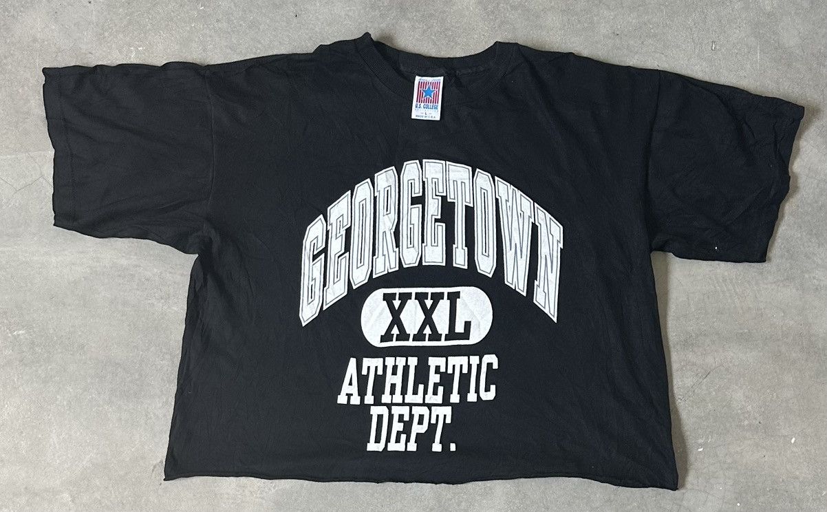 Vintage VINTAGE U.S COLLEGE GEORGTOWN CROP TOP Size US L / EU 52-54 / 3 - 1 Thumbnail