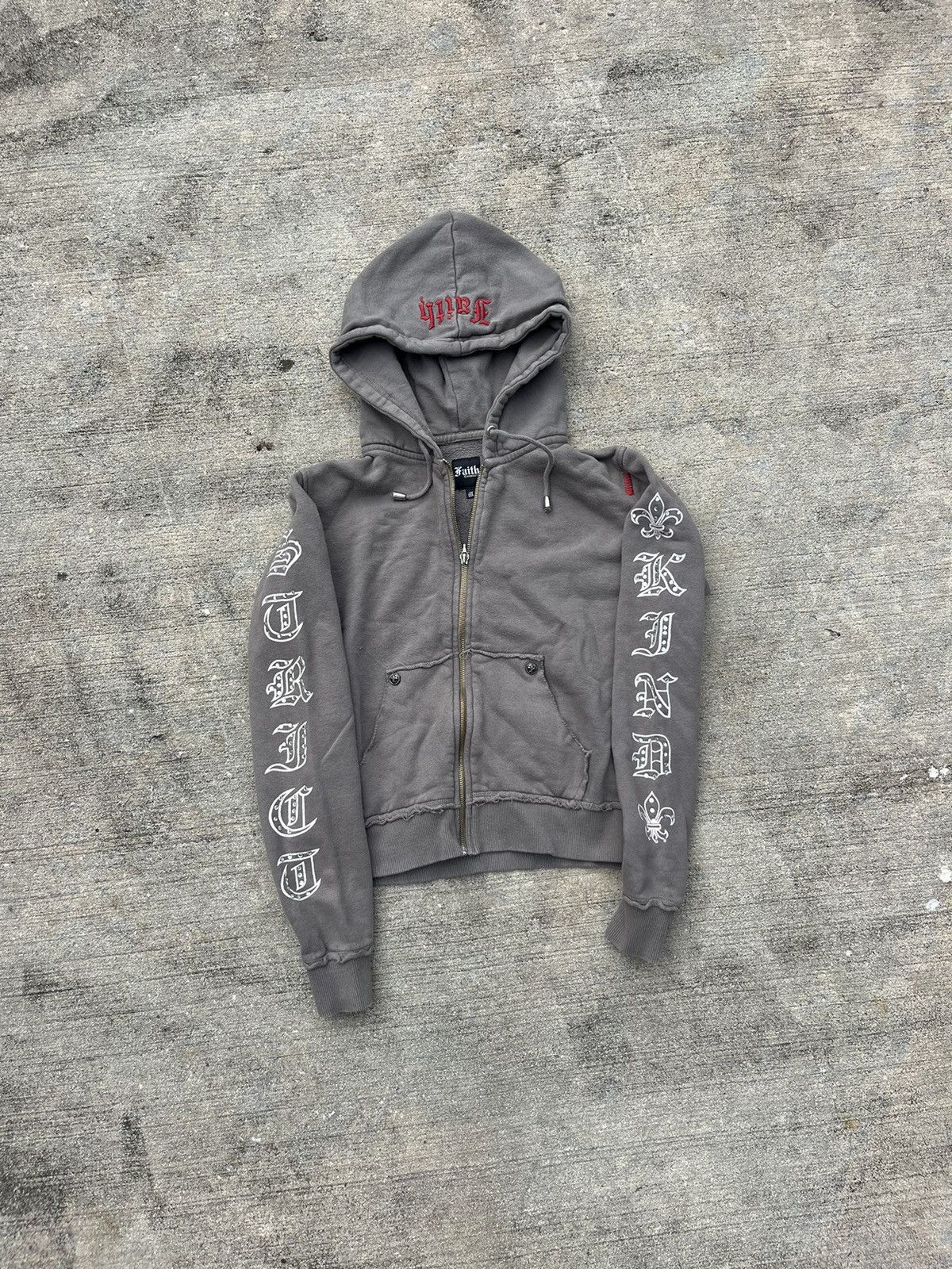 Faith Connexion Vintage Faith Connexion Zip Up Hoodie Jacket Size M / US 6-8 / IT 42-44 - 3 Thumbnail