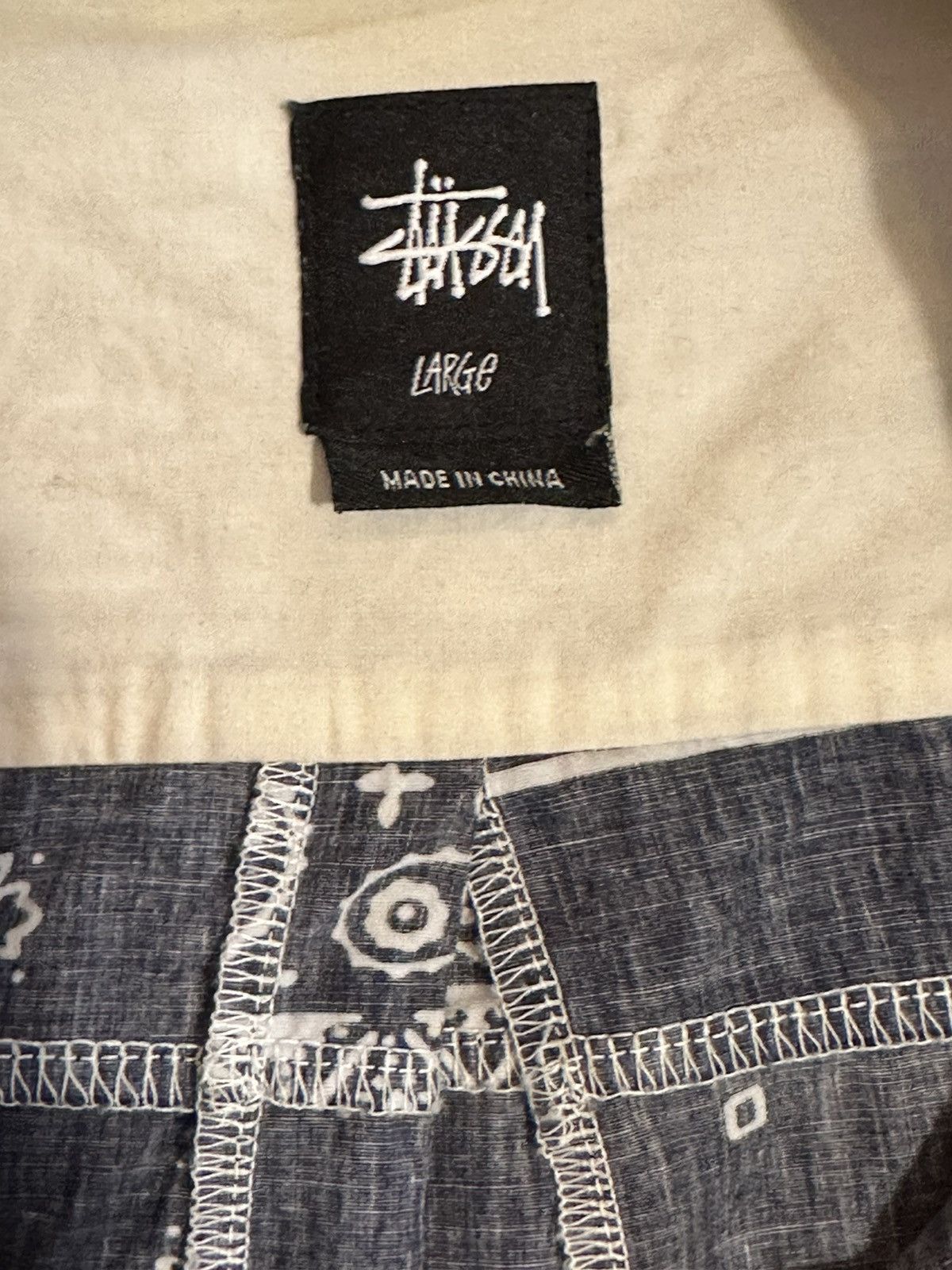 Stussy Stussy patchwork paisley shirt Size US L / EU 52-54 / 3 - 6 Thumbnail