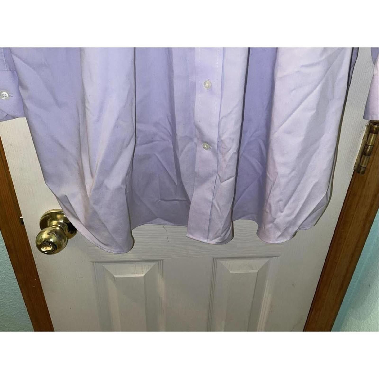 Other GS Men's Wrinkle-Free Long Sleeve Shirt - Light Purple Size US XXL / EU 58 / 5 - 6 Thumbnail
