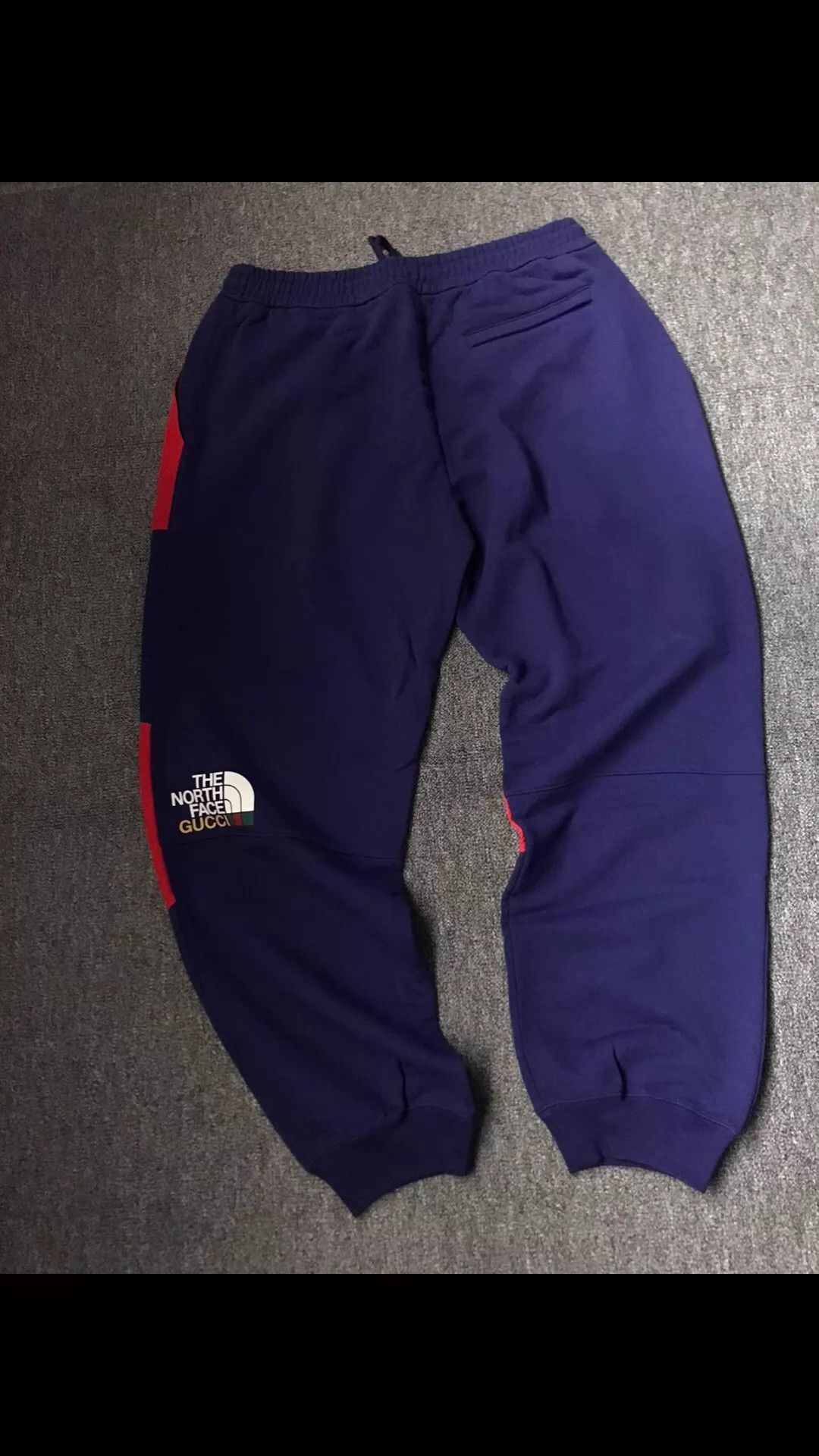 Gucci Gucci x TNF Blue Red Colorblock Sweatpants L Size 28" / US 6 / IT 42 - 2 Thumbnail
