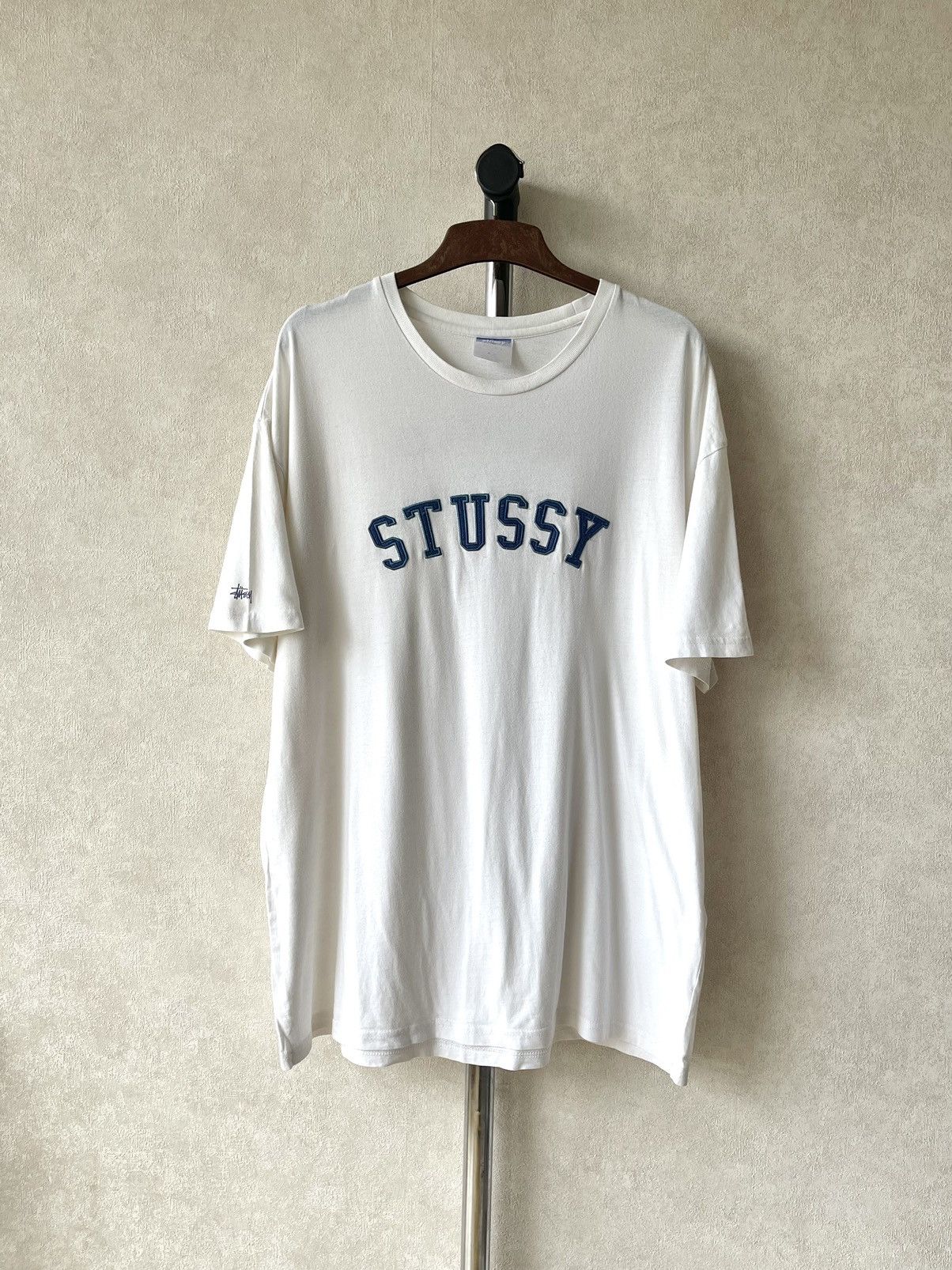 Stussy 90s Vintage Stussy Embroidery Logo T-Shirt Tee Crewneck Size US XL / EU 56 / 4 - 1 Thumbnail