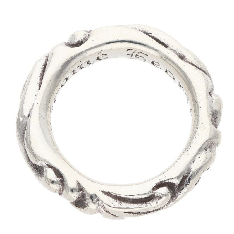 Chrome Hearts Chrome Hearts SCRL Scroll Band Silver Ring Size ONE SIZE - 5 Thumbnail