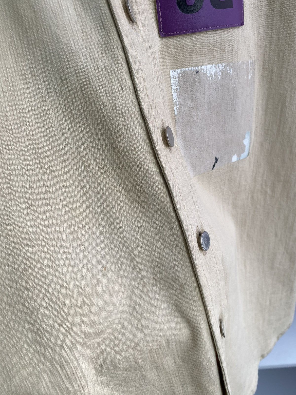 Raf Simons × Vintage Vintage Raf Simons 15SS Two Pocket RS Walker Patch Shirt Size US L / EU 52-54 / 3 - 14 Thumbnail