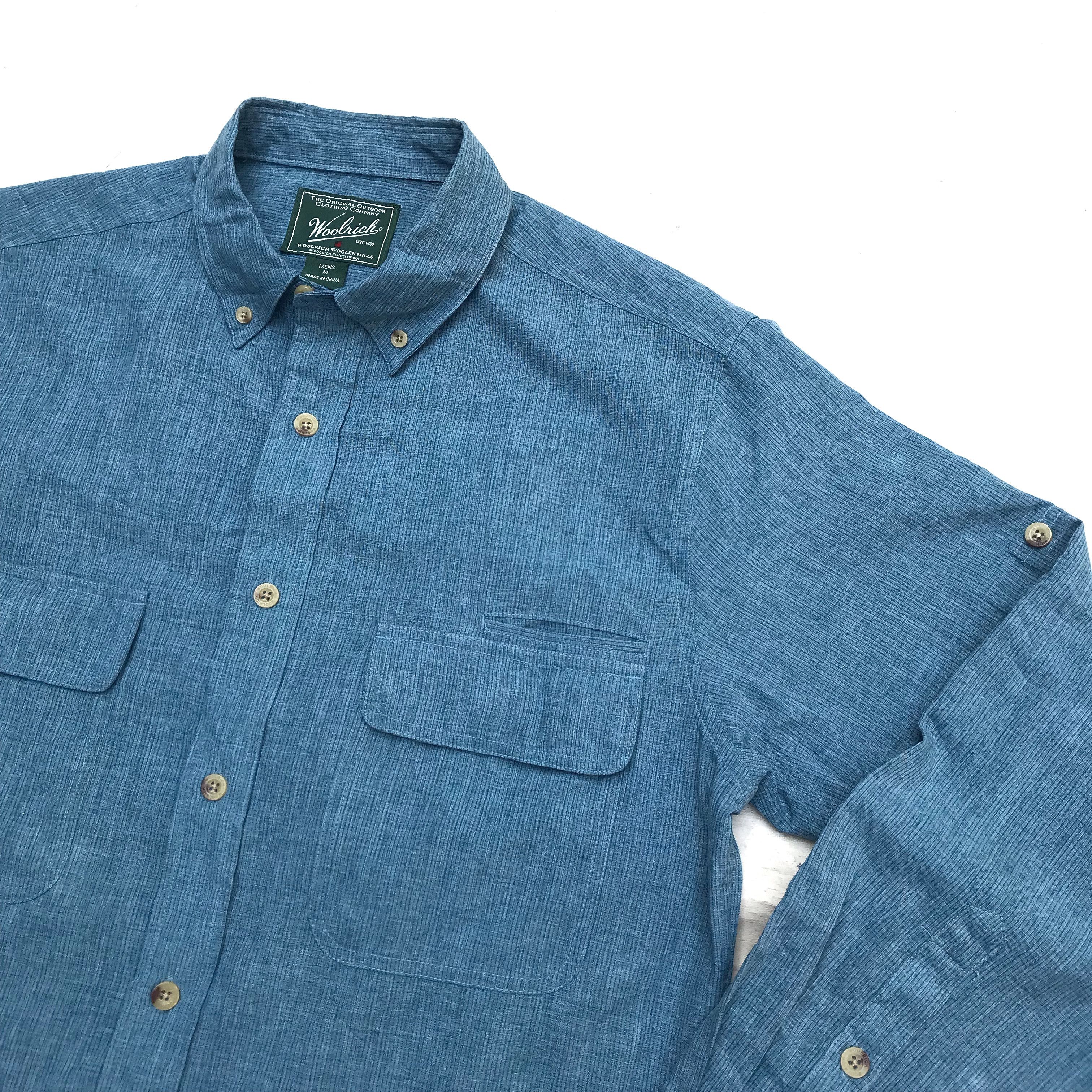 Woolrich Woolen Mills Woolrich Cpo Officer Military Navy corduroy shirt Woolrich Size US L / EU 52-54 / 3 - 4 Thumbnail