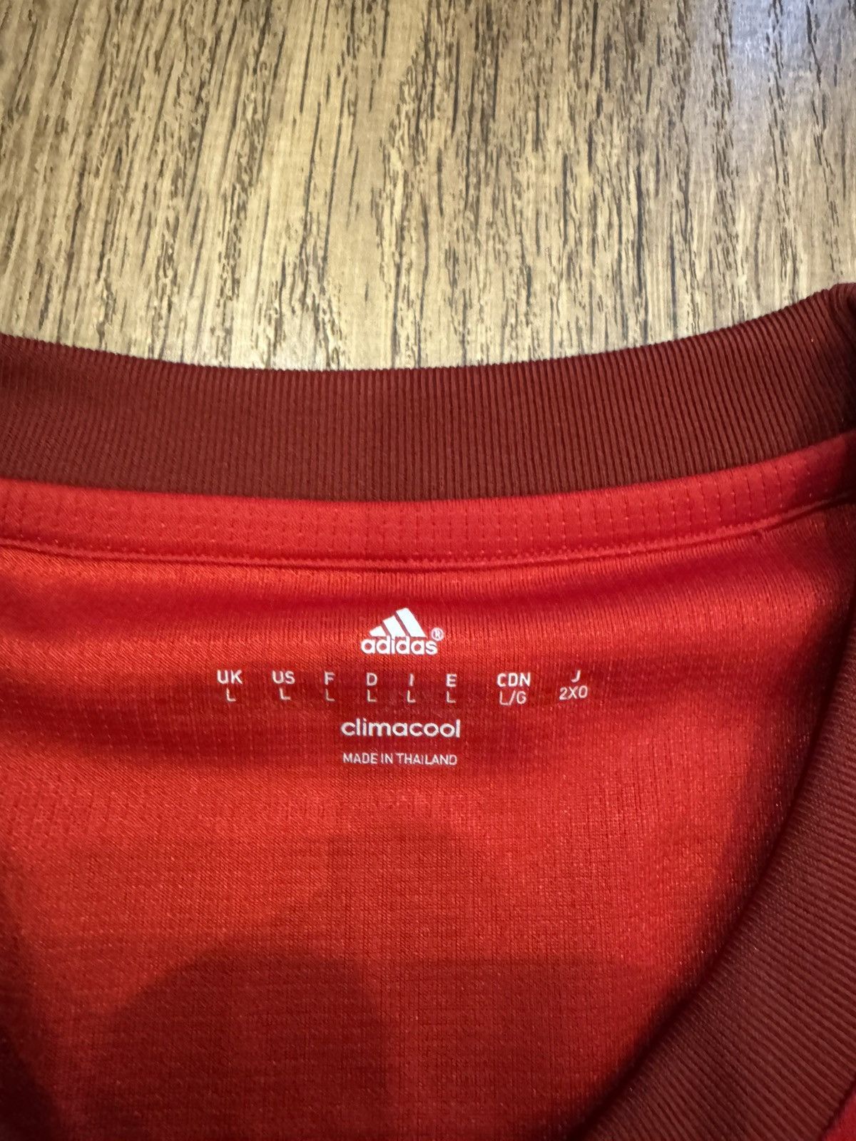 Adidas BAYERN MUNICH 2015 2016 HOME FOOTBALL SHIRT ADIDAS SIZE L Size US L / EU 52-54 / 3 - 8 Thumbnail