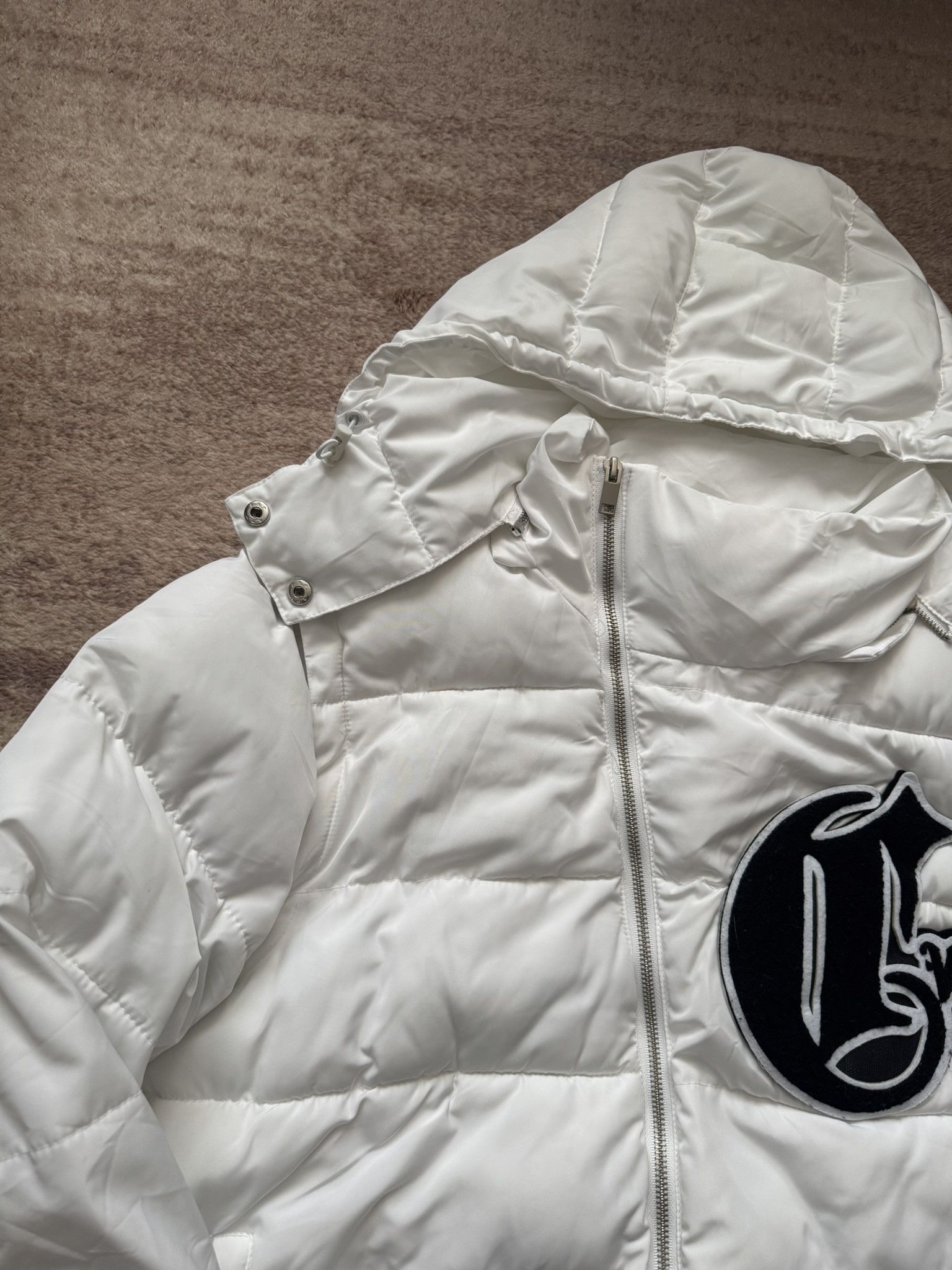 Other Corvidae puffer jacket swag drill ;L white zip Size US L / EU 52-54 / 3 - 3 Thumbnail