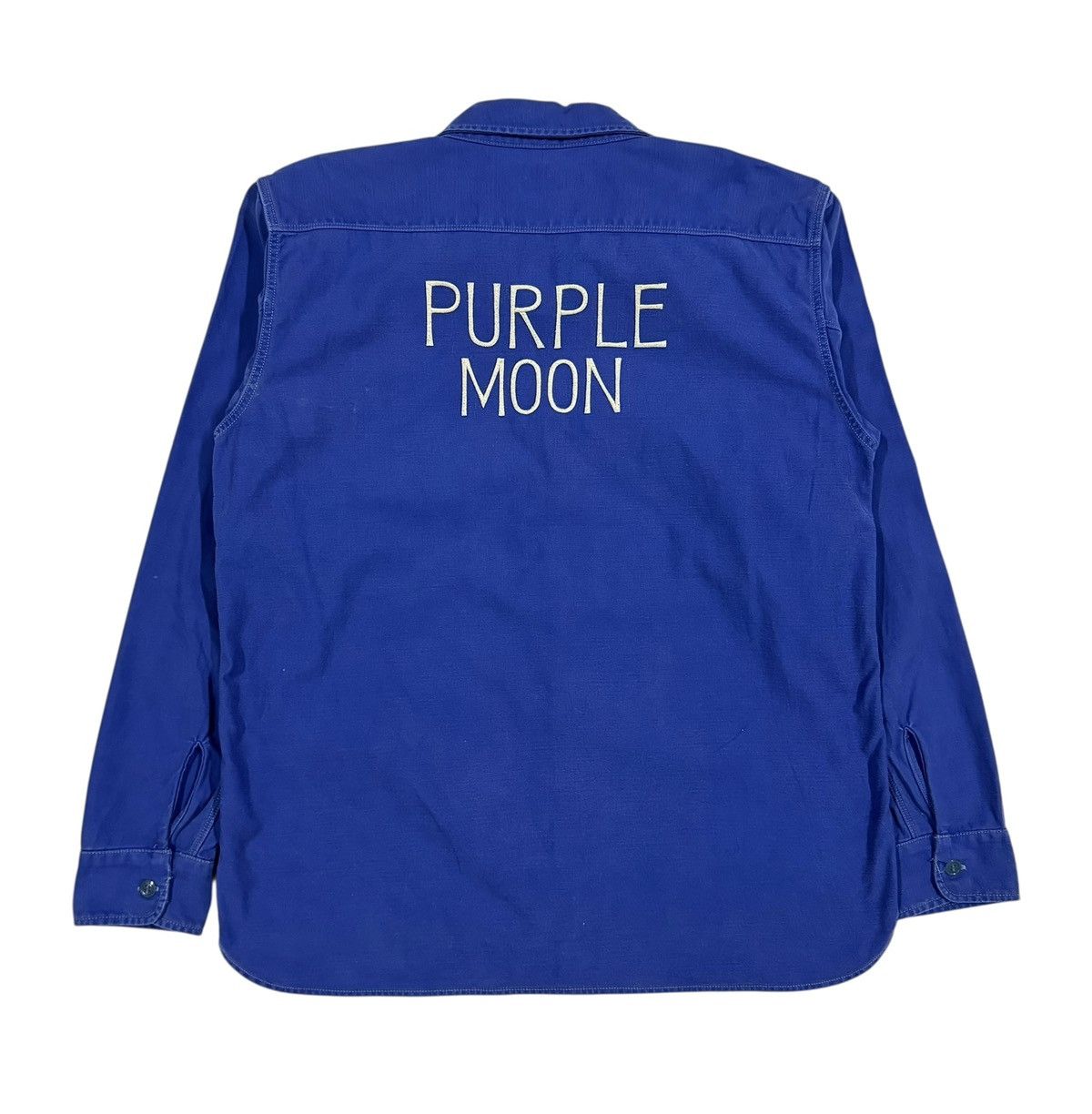 Toyo Enterprises El Radial Purple Moon Chambray Button Ups Made In Japan Size US M / EU 48-50 / 2 - 2 Thumbnail