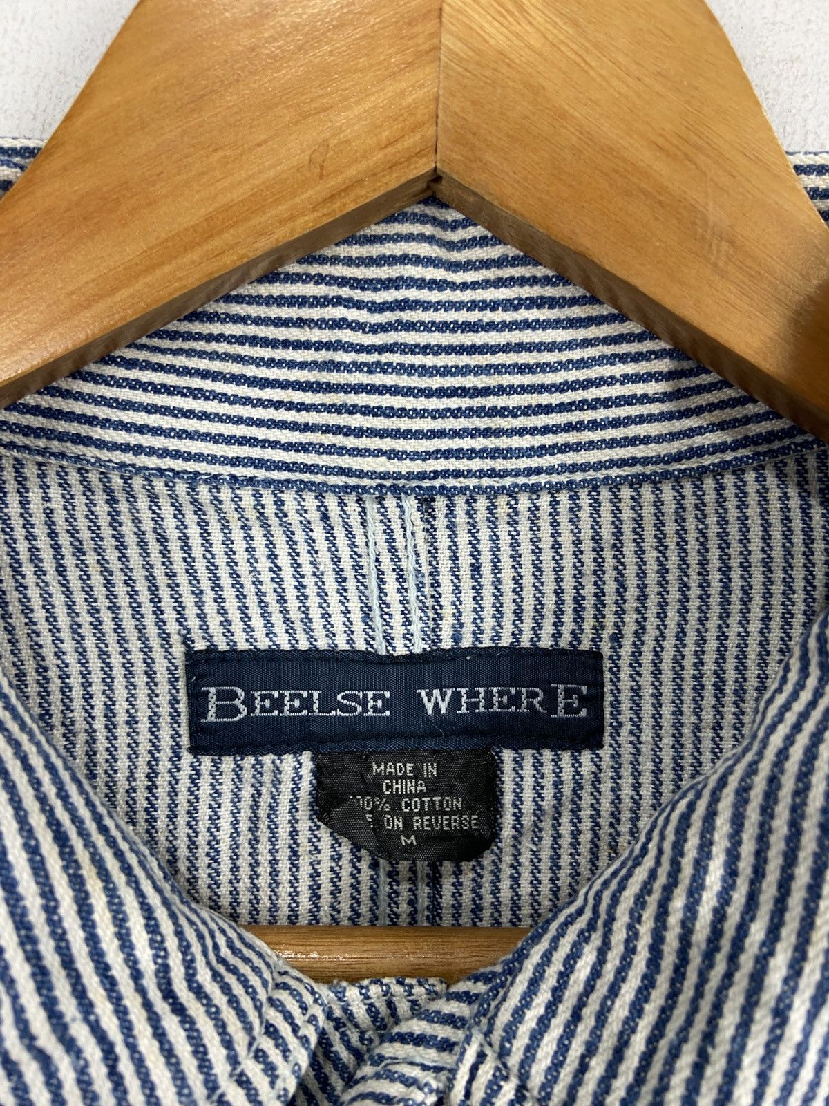 Japanese Brand VINTAGE BEELSE WHERE HUCKORY CHORE JACKET Size US M / EU 48-50 / 2 - 5 Thumbnail