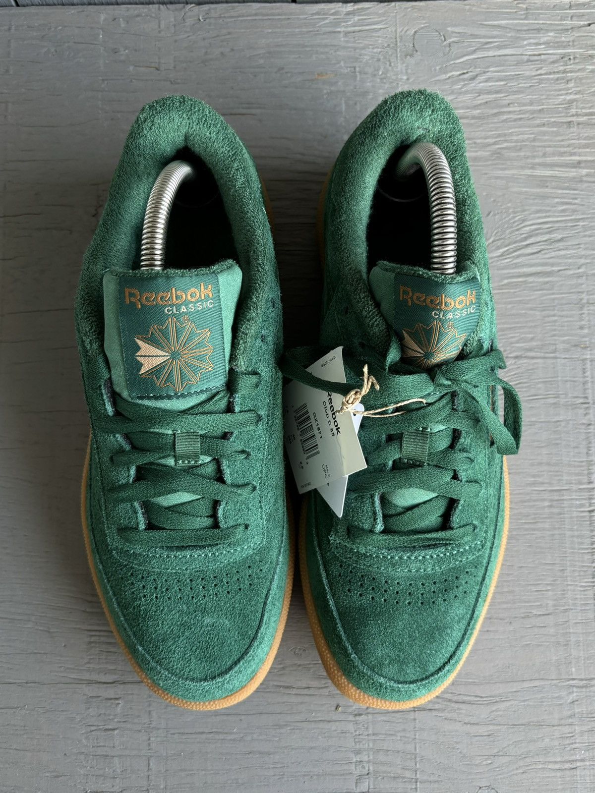 Reebok Reebok Club C 85 GZ1871 Dark Green Suede Gum Sole 8 Skate Size US 7.5 / EU 40-41 - 5 Thumbnail
