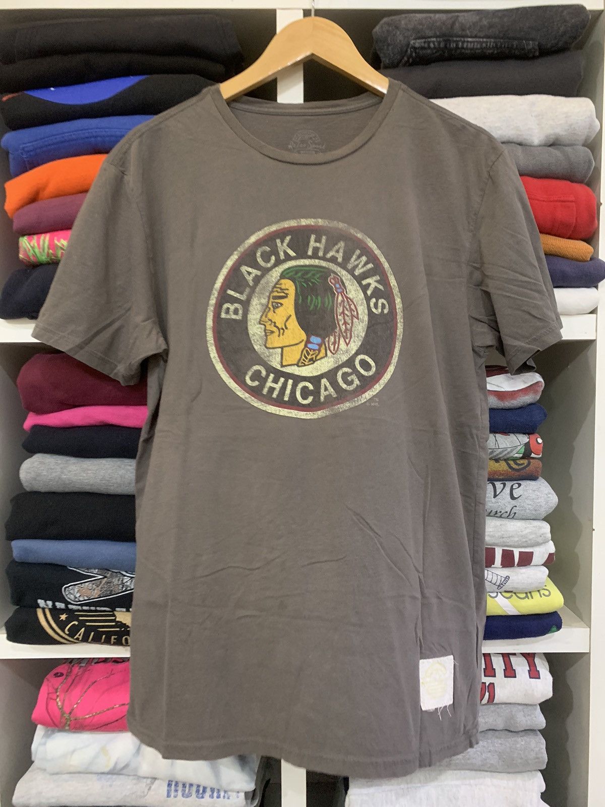 NFL × NHL × Vintage Vintage Blackhawks Chicago Tee Size US M / EU 48-50 / 2 - 1 Thumbnail