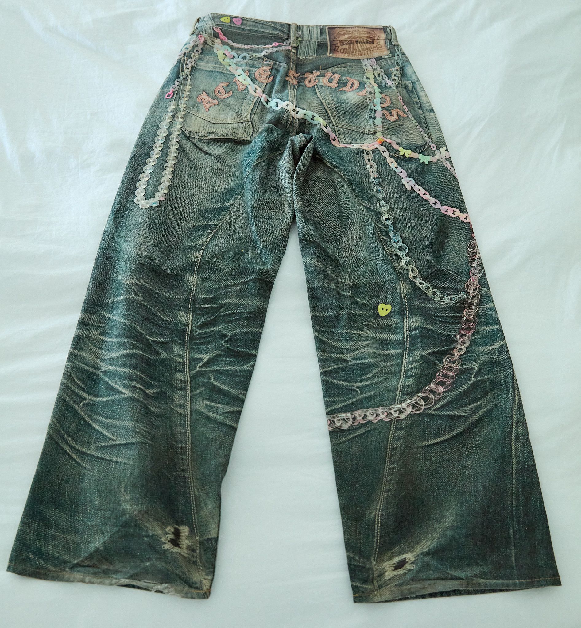 Acne Studios Acne Studios Trompe L'Oeil 1981 Mid Blue Denim Size US 30 / EU 46 - 6 Thumbnail