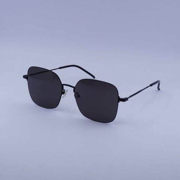 Saint Laurent Paris Saint Laurent SL410 WIRE 002 Sunglasses Black Square Frame Size ONE SIZE - 1 Thumbnail