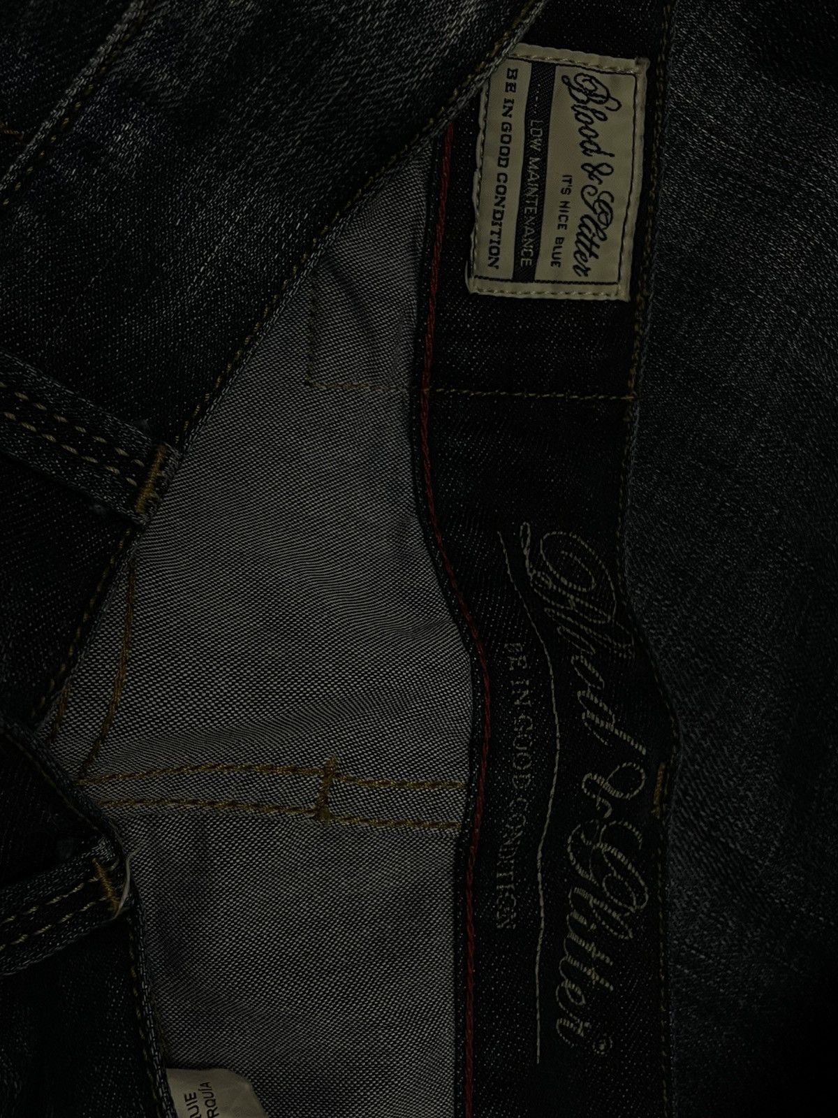 Japanese Brand Vintage Designer Og Blood & Glitter Distressed Clean Denim Size US 29 - 17 Thumbnail