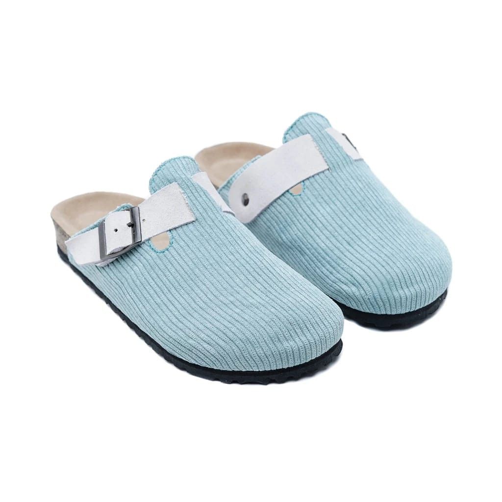 Genuine Leather Loxusdrip - Corduroy Mint Clog Slips Size US 11 / EU 44 - 1 Thumbnail