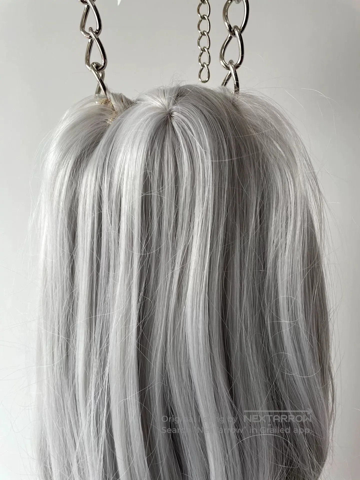 Comme des Garcons Comme des Garcons Silver Wig Necklace. Size ONE SIZE - 2 Thumbnail