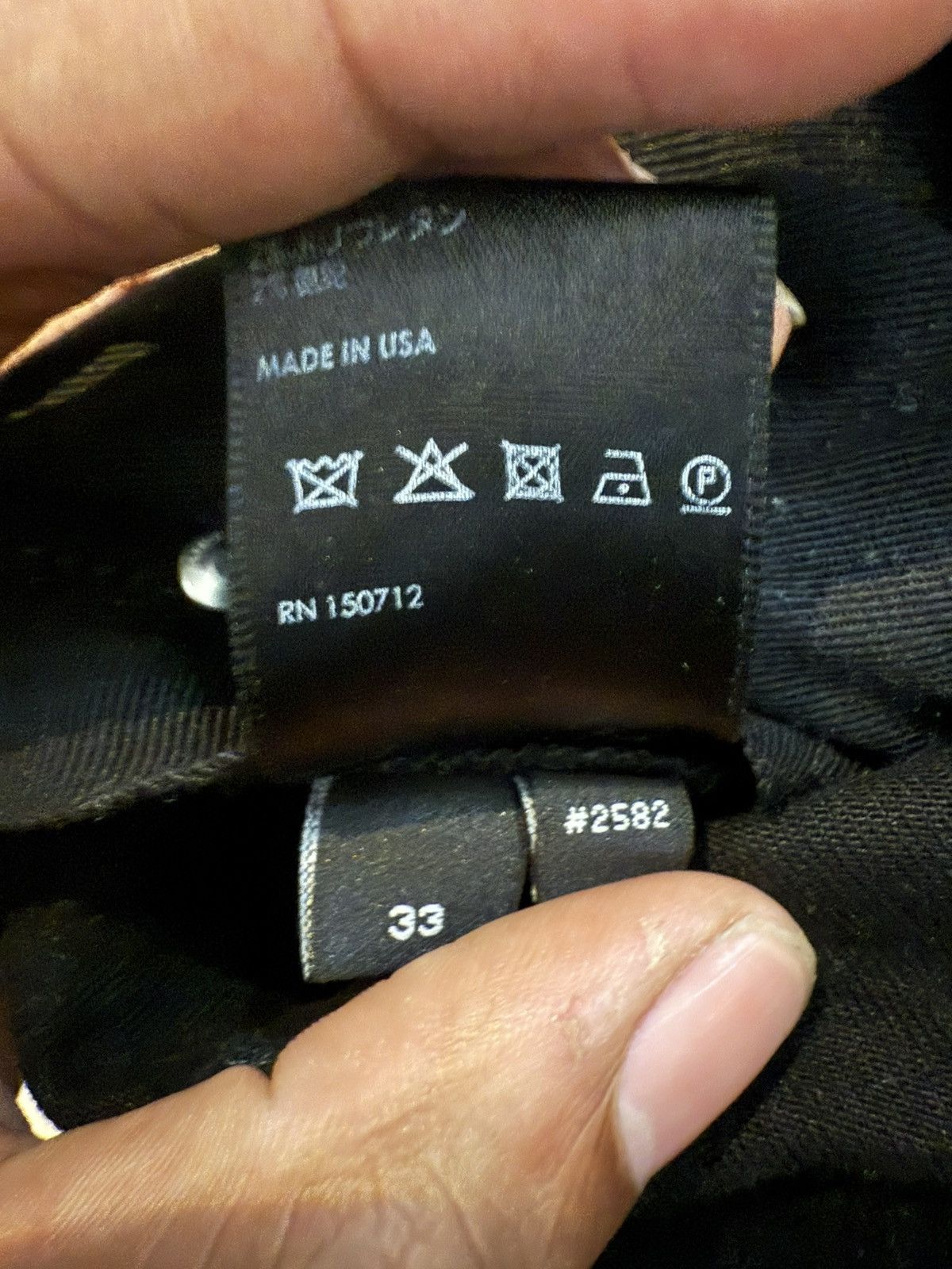 Amiri *Flawless* Amiri Mx-1 Black Jeans Brown Patches Size US 33 - 7 Thumbnail