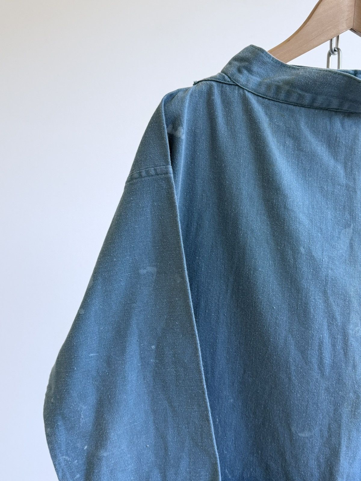 Le Laboureur Vintage 1960s British Workwear Fishing Smock Jacket Size US M / EU 48-50 / 2 - 13 Thumbnail