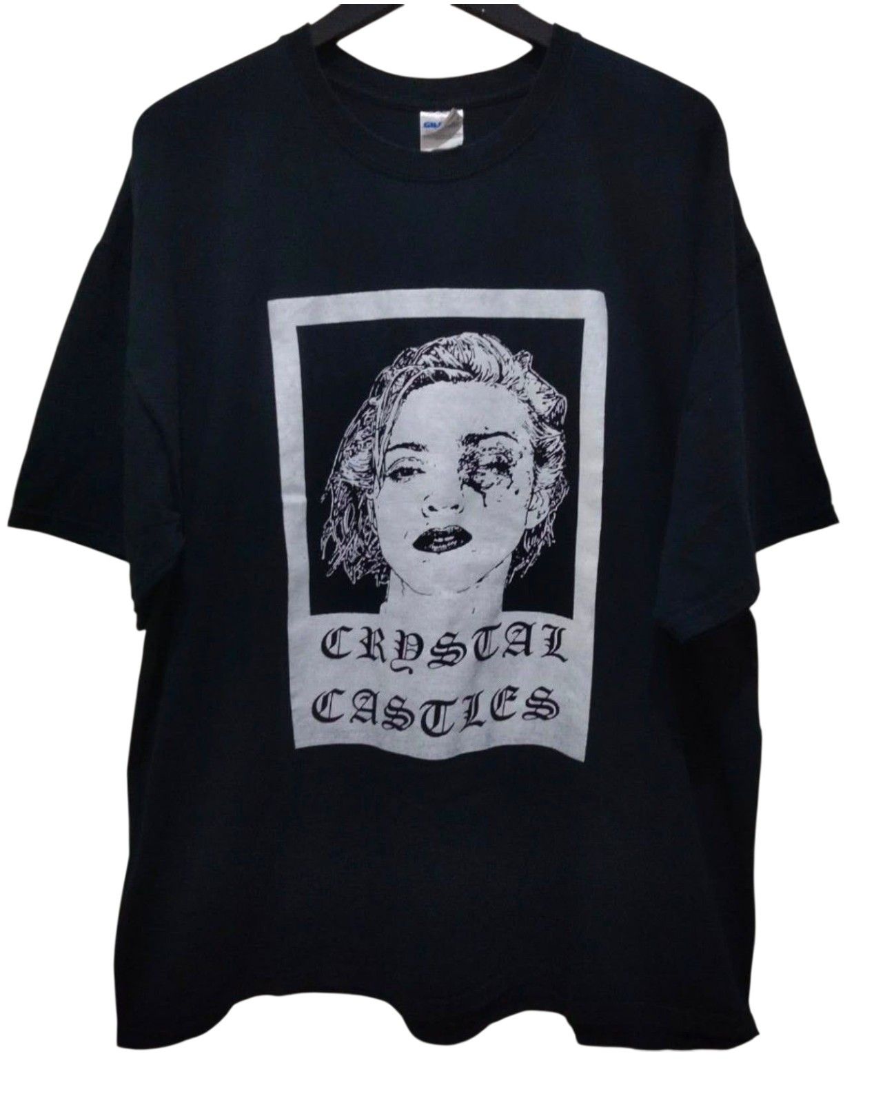 Band Tees × Streetwear × Vintage Crystal Castles Madonna Potrait