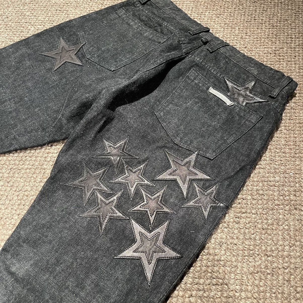 Chrome Hearts Chrome Hearts Exclusive Star Patch Fleur Knees Denim Jeans Size US 32 / EU 48 - 9 Thumbnail