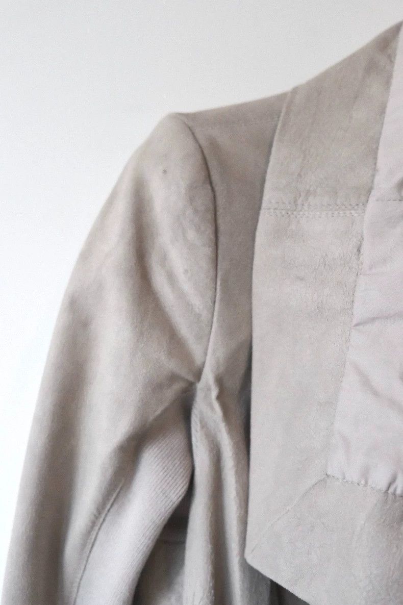 Rick Owens Rick Owens Swallow-tailed naska leather jacket in sheepski Size S / US 4 / IT 40 - 5 Thumbnail