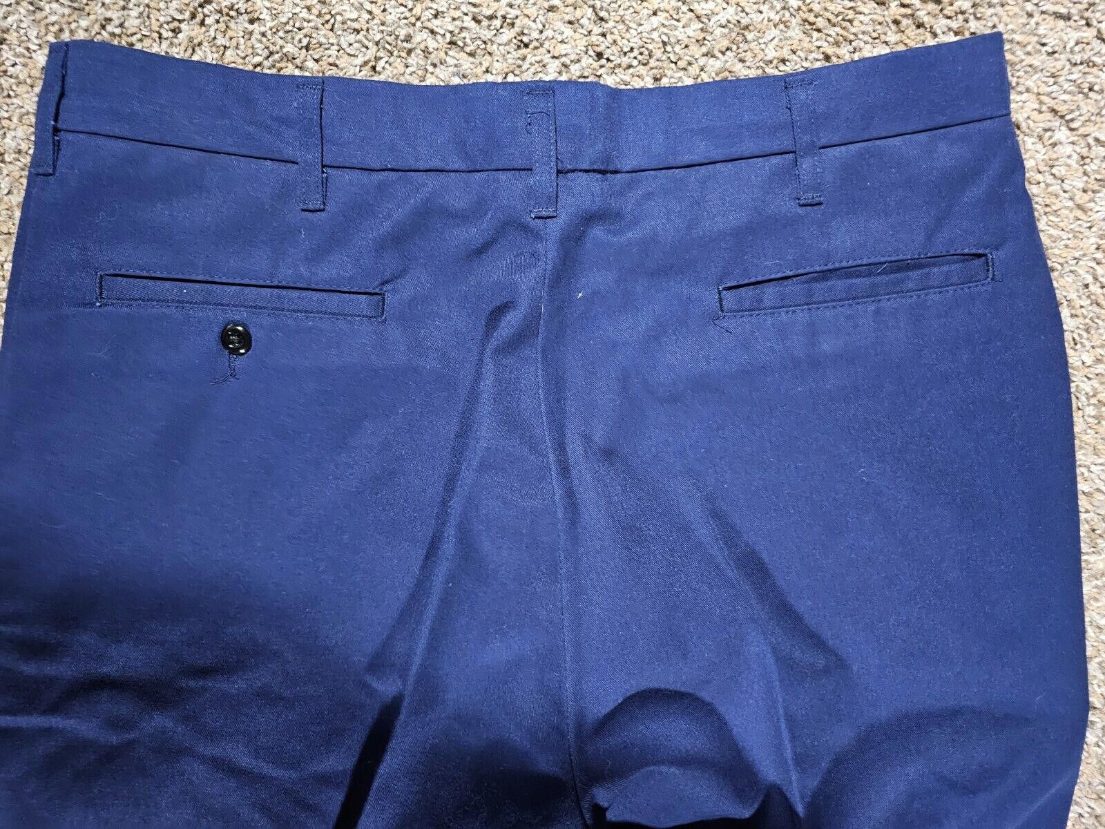 Designer VF Imagewear Blue Dress Pants Workwear 36x32 Usa Made Size US 36 / EU 52 - 8 Thumbnail