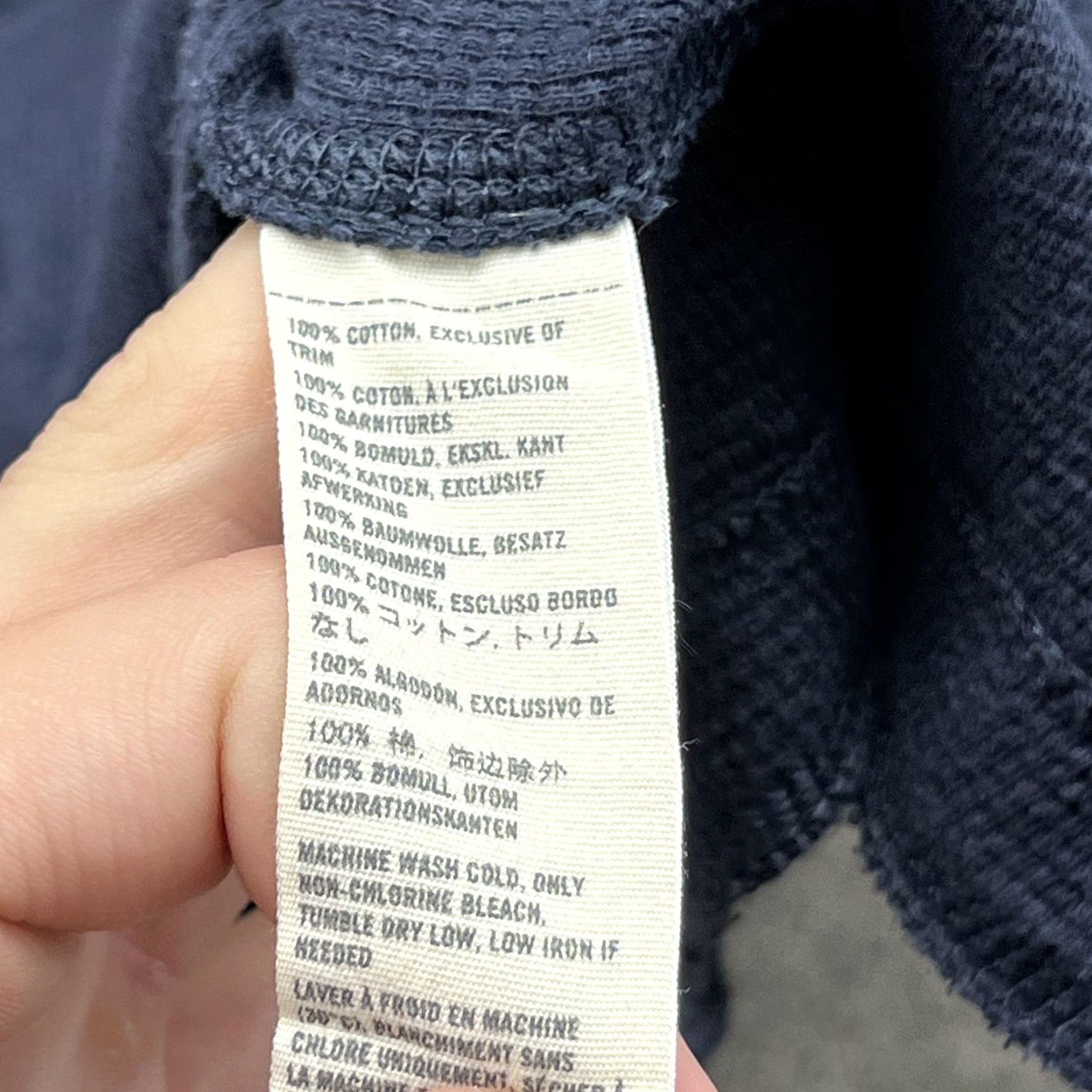 Abercrombie & Fitch Abercrombie & Fitch Shirt Mens L Blue Thermal Muscle A Logo Long Sleeve Size US L / EU 52-54 / 3 - 3 Thumbnail