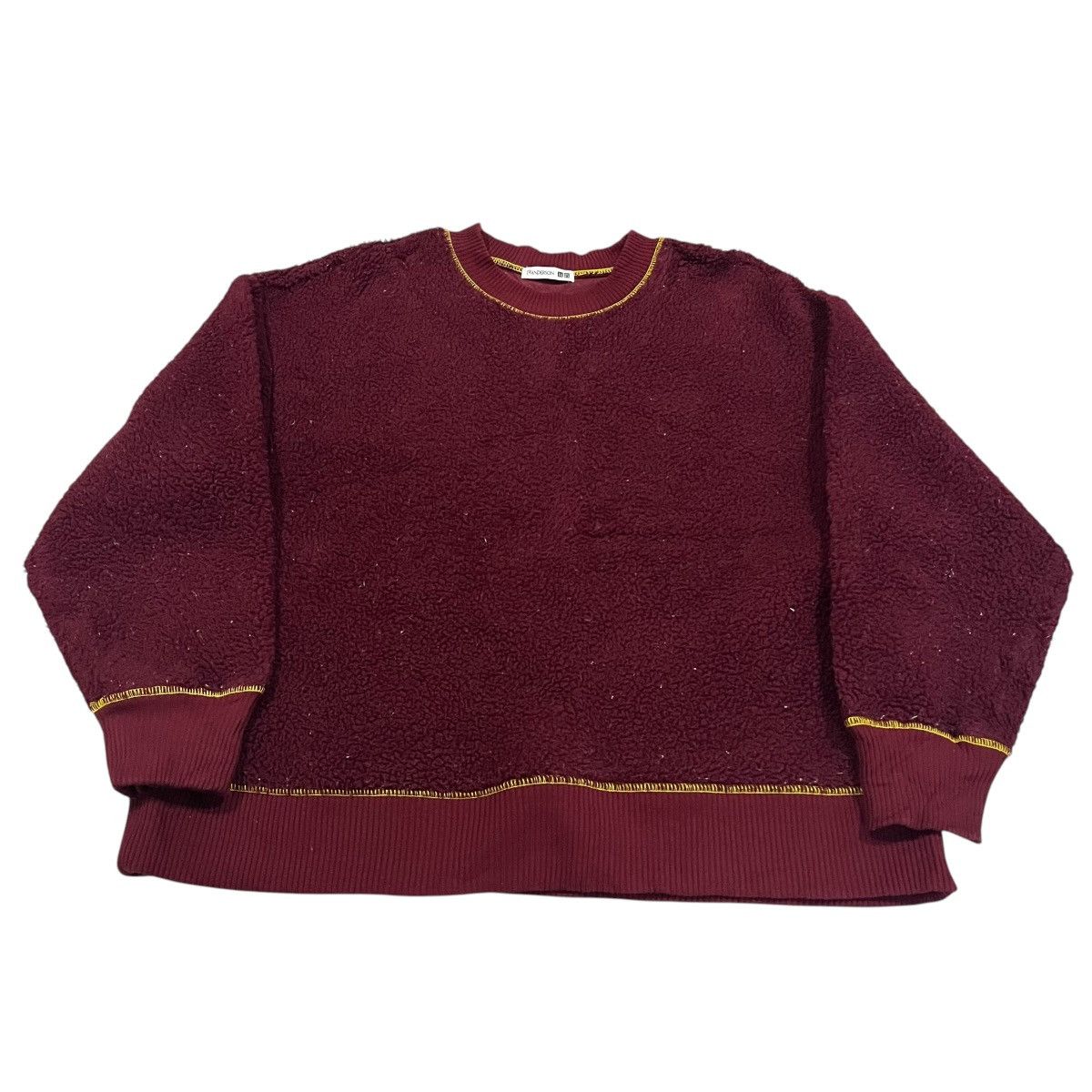 Japanese Brand UNIQLO X JW ANDERSON DEEP PILE FLEECE SWEATSHIRT Size US XL / EU 56 / 4 - 1 Thumbnail
