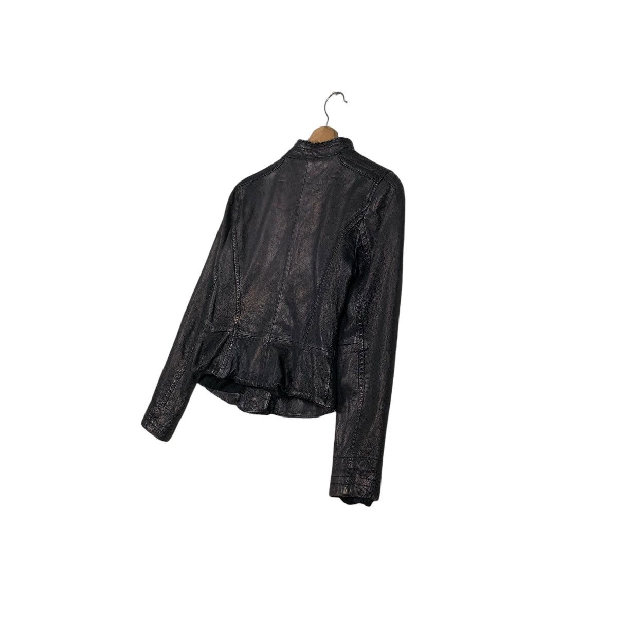 Hysteric Glamour CROPPED BIKER LEATHER JACKET BANANA REPUBLIC 14th ADDICTION Size US XS / EU 42 / 0 - 12 Thumbnail