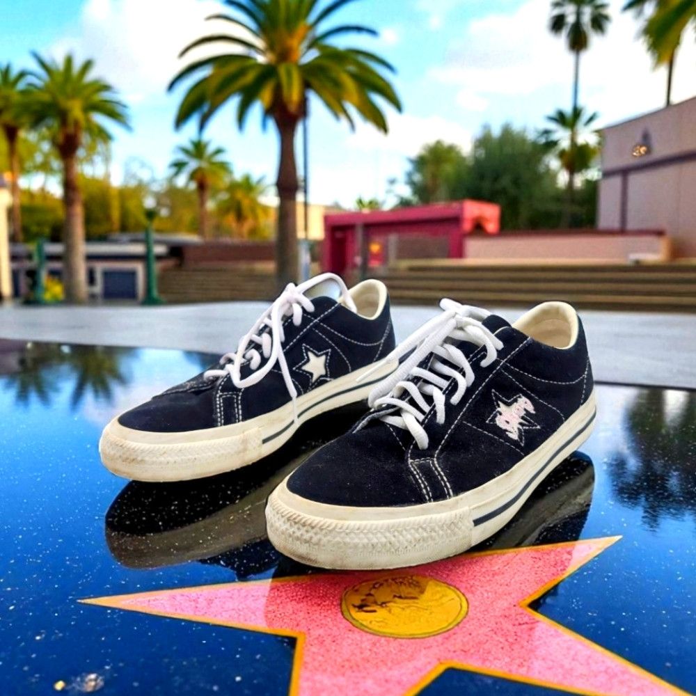 Converse Black M 6 W 7.5 Converse X You Golf Wang Star Low-Top Sneak Size US 7.5 / EU 40-41 - 1 Thumbnail