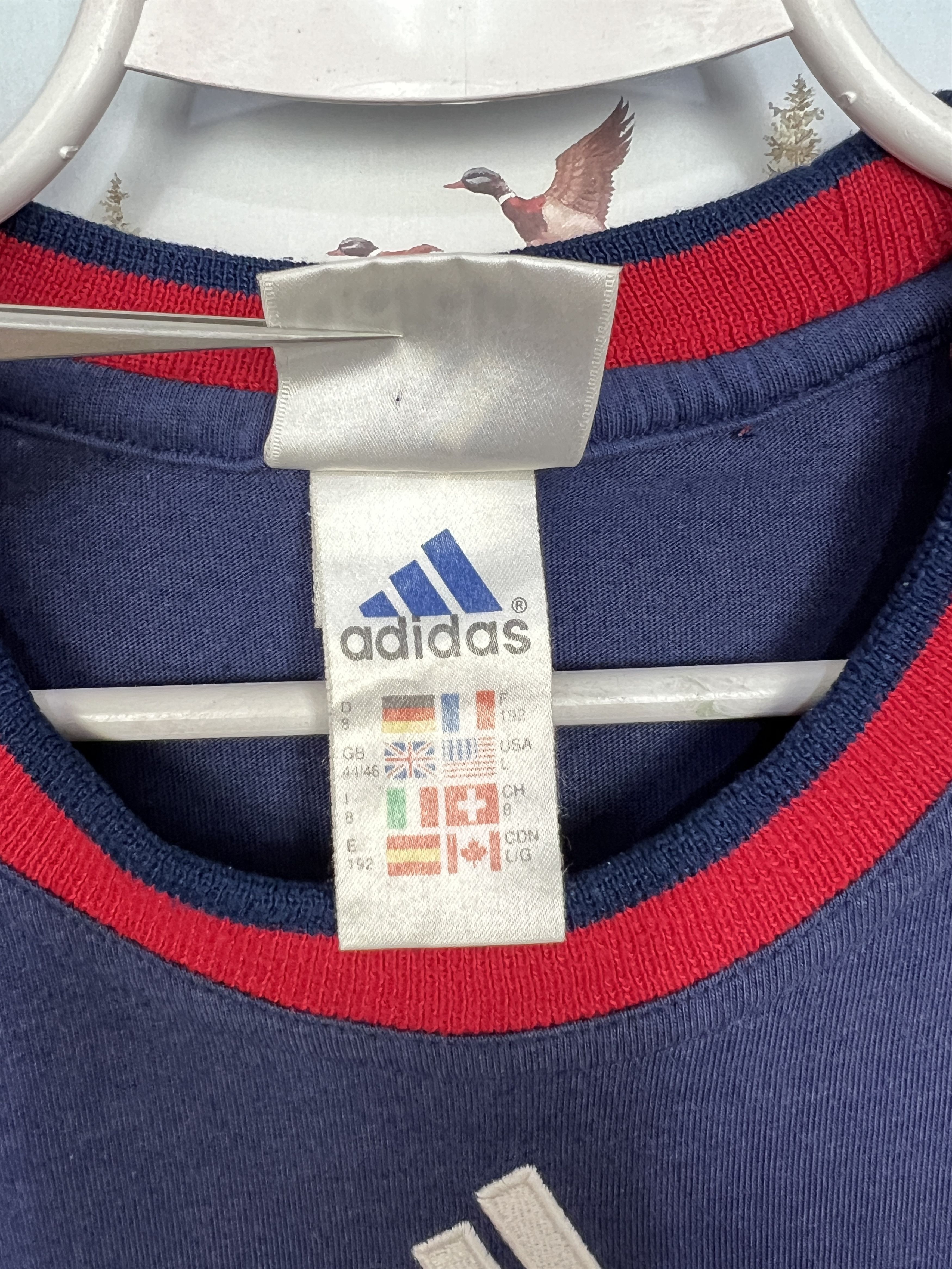 Adidas Vintage 90's Adidas Bayern Munich Football Train Shirt Size US L / EU 52-54 / 3 - 6 Thumbnail